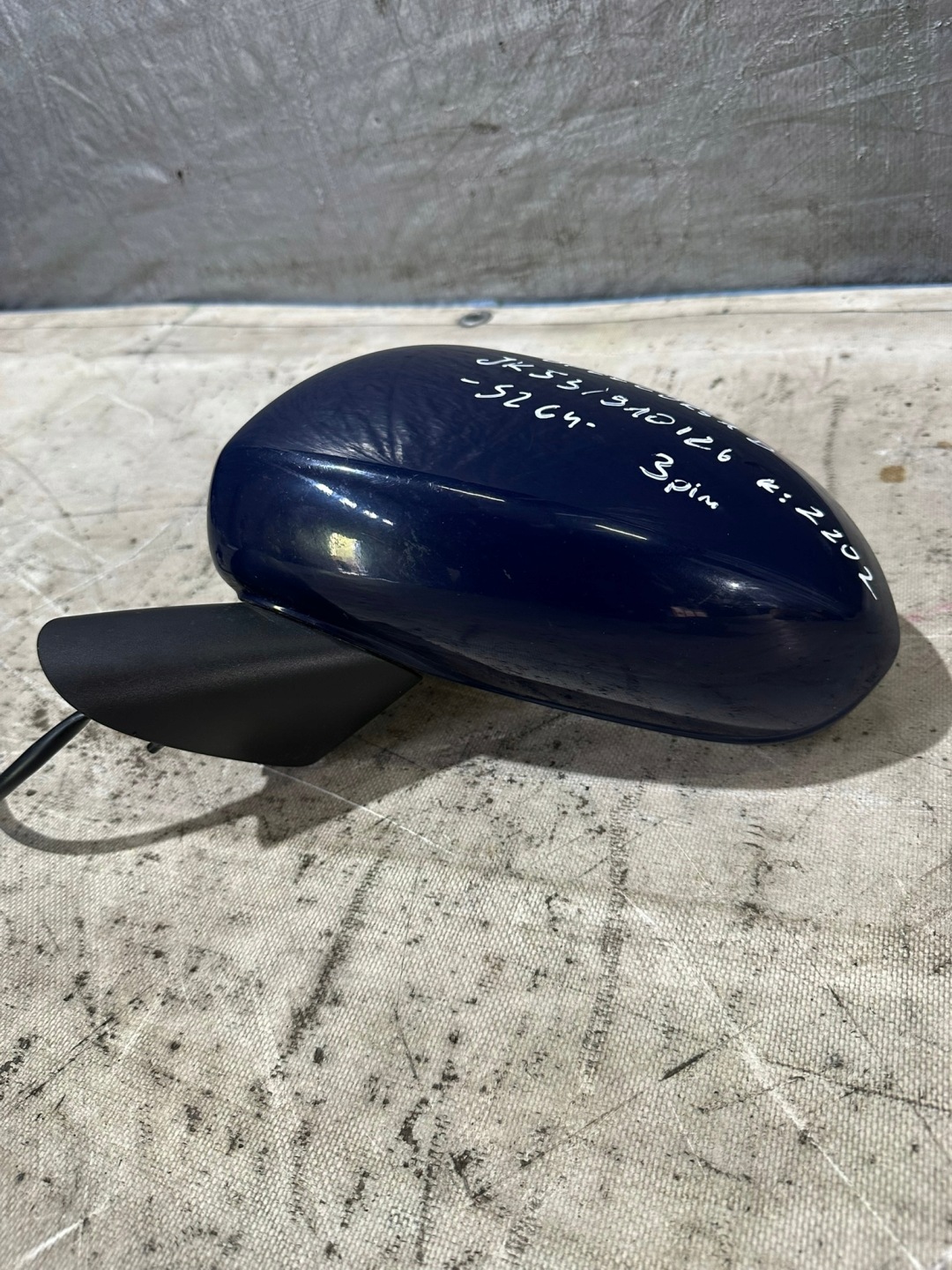 mirror left 3PIN OPEL CORSA D Z20Z