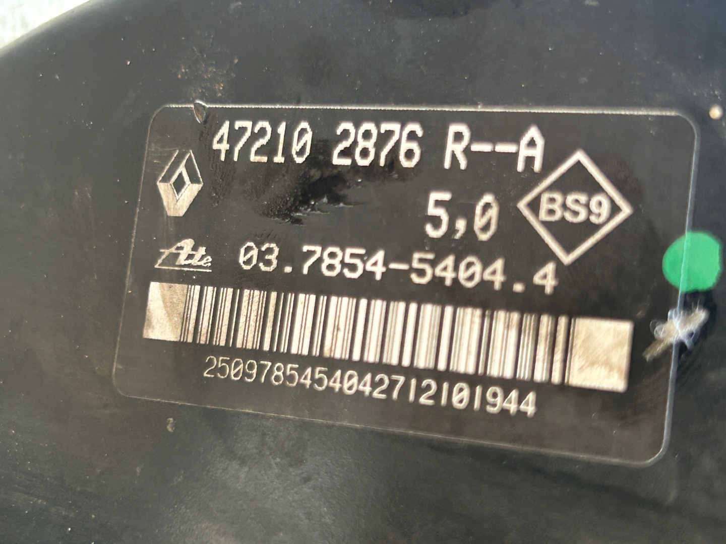 servo Servofreno DACIA DUSTER e 472102876R