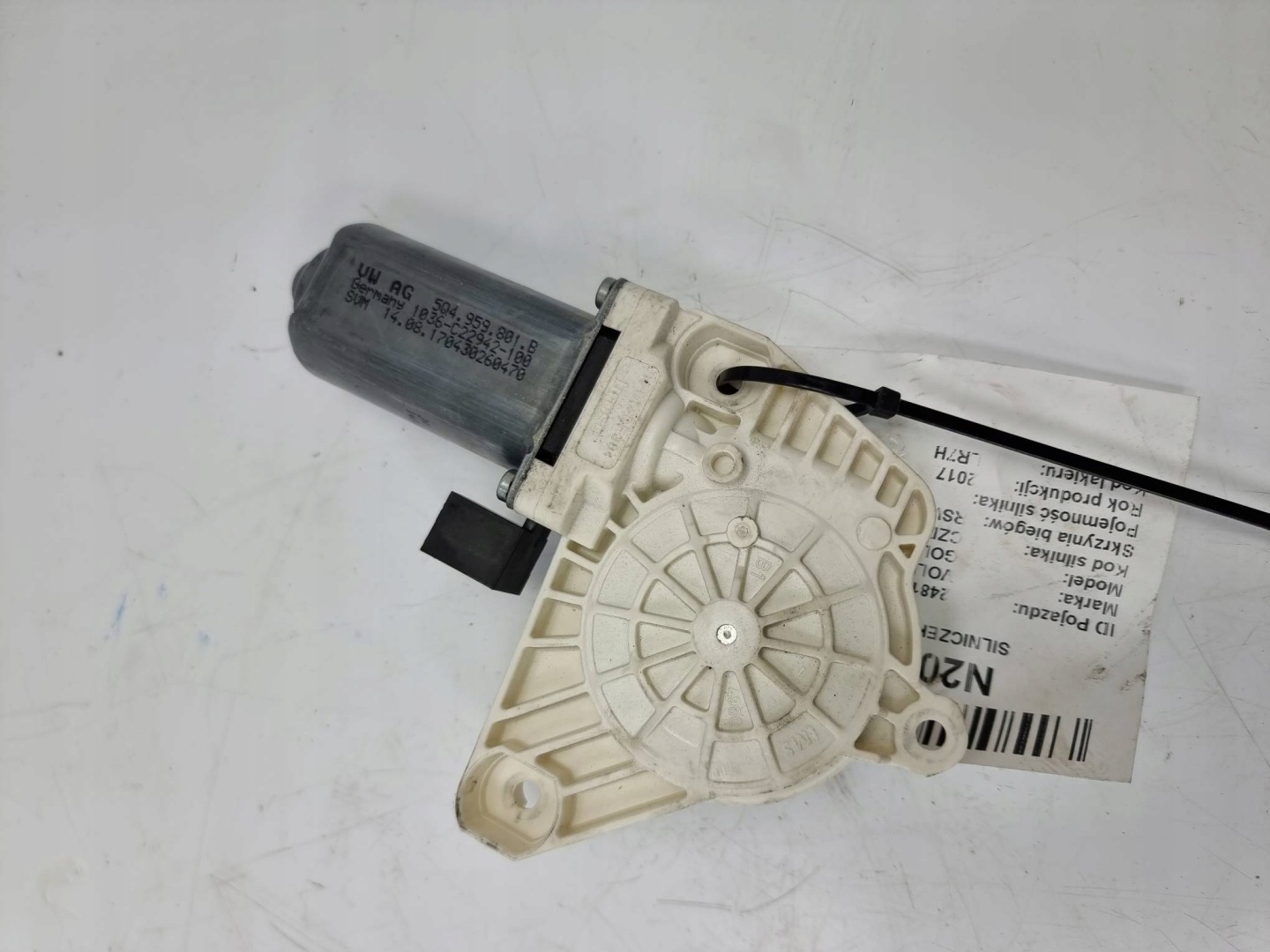 mini motor windows left front 5Q4959801B VOLKSWAGEN GOLF VII
