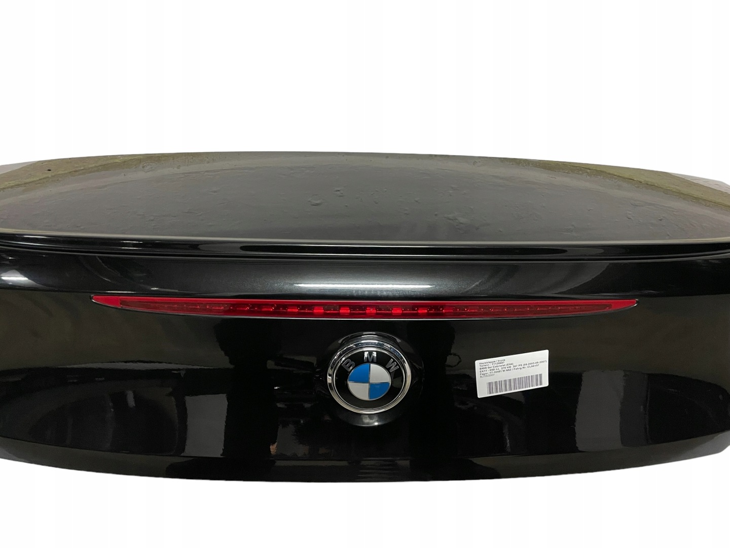 heckklappe kofferraumdeckel BMW 6 E64 Farbe 475 BLACK SAPHIERE IDEAL