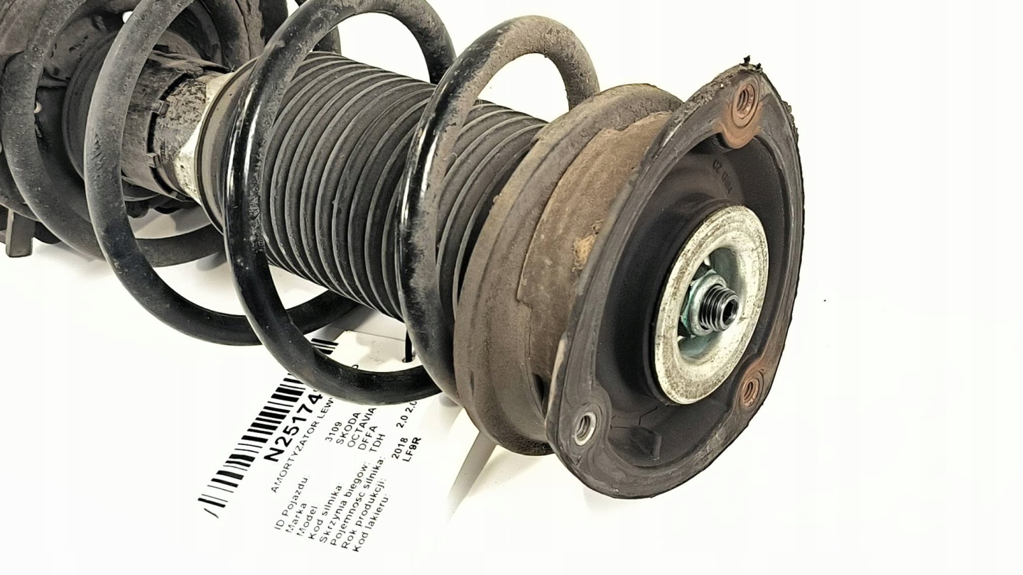 shock absorber left front 757397P SKODA OCTAVIA III
