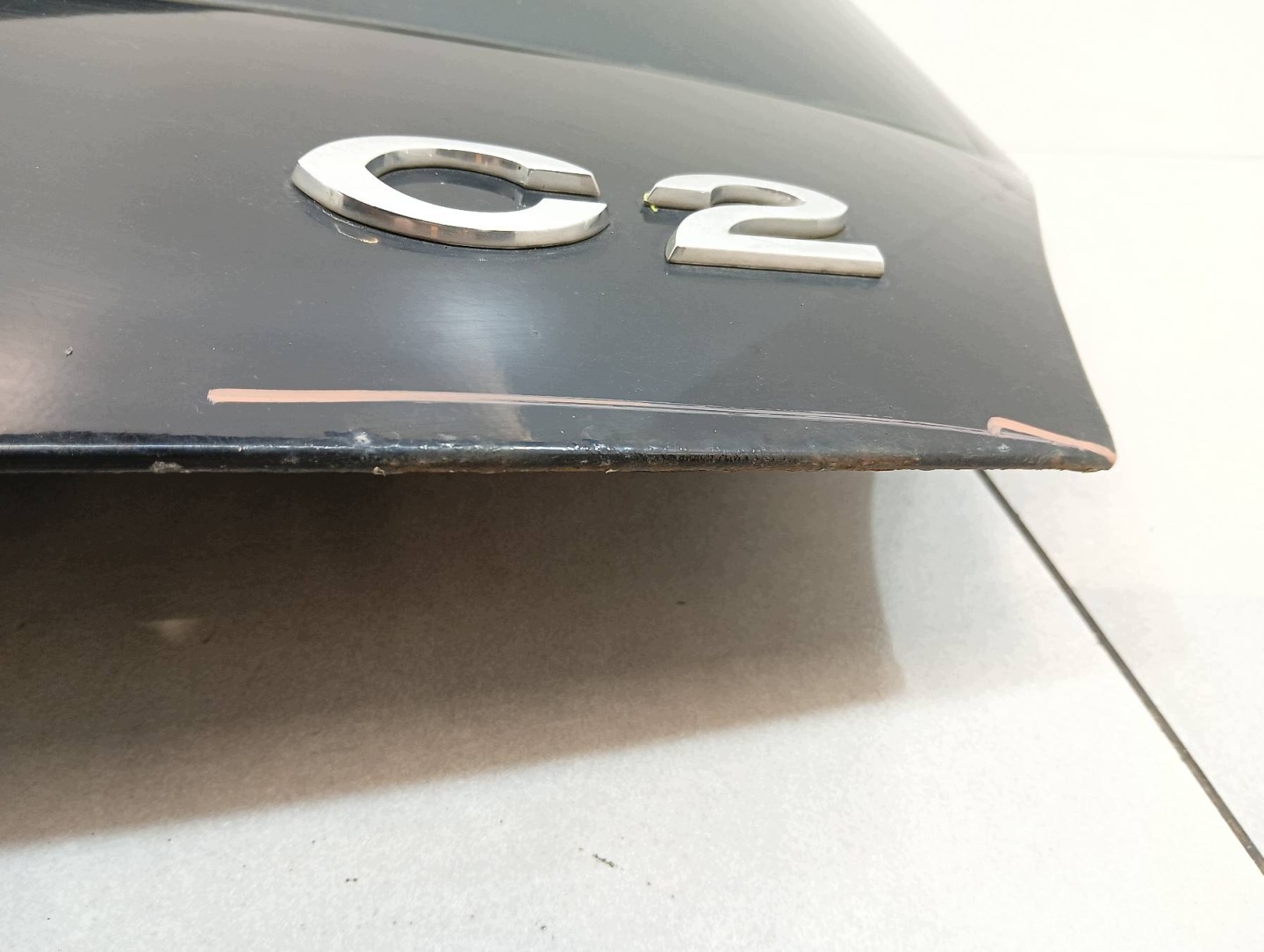 boot door black VTS VTR SPOILER LOTKA black Citroen C2 and (2003-2009)