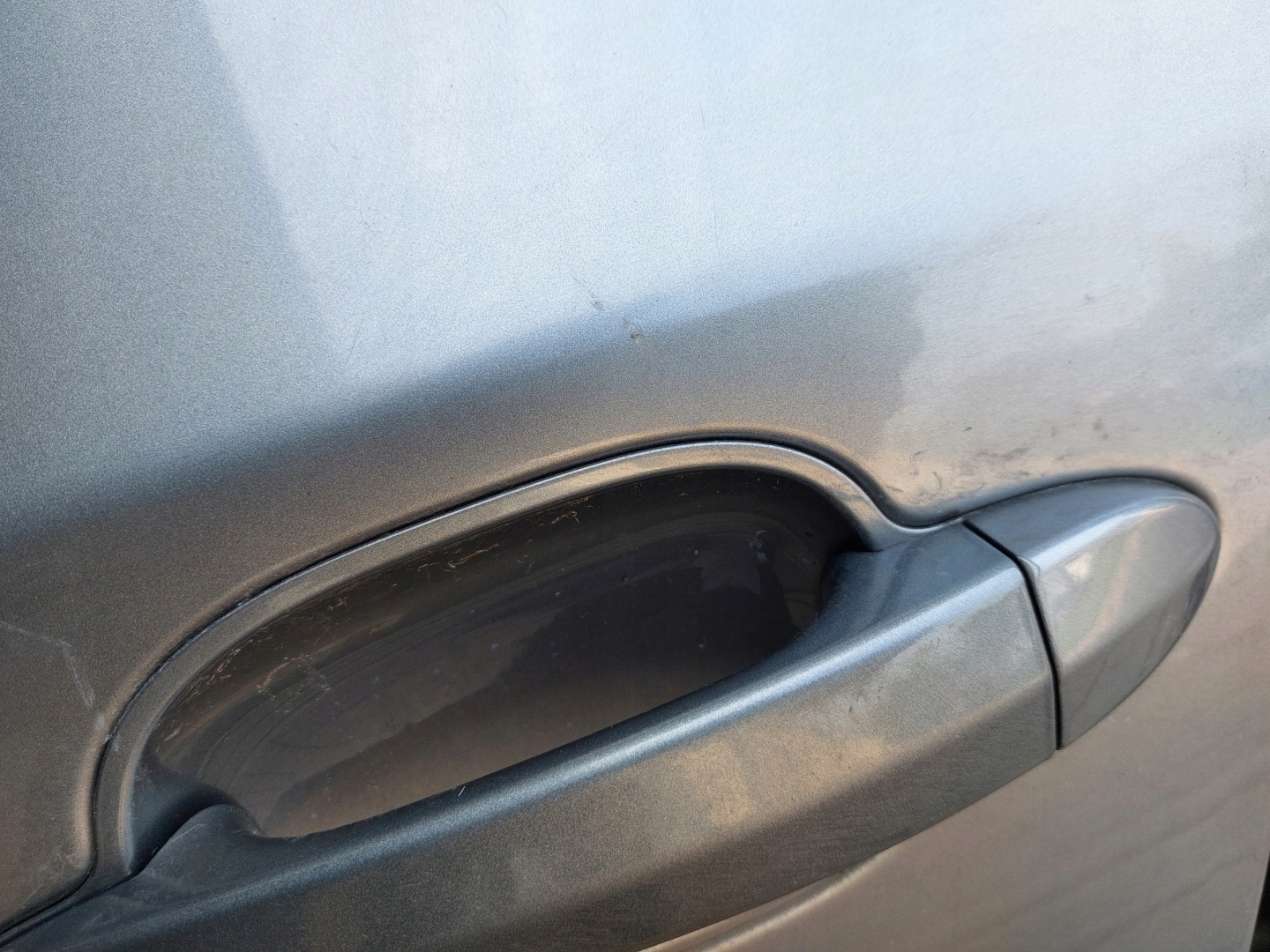Tür links vorne BMW E60 SPACEGRAU A52