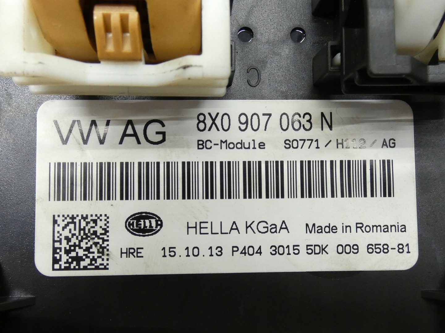 module control unit KOMFORTU BCM SKODA OCTAVIA III 1.6 TDI 5Q0937084CJ