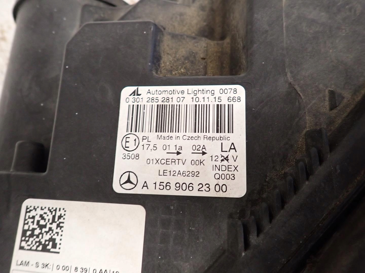 light front front left MERCEDES GLA W156 2013- BI-XENON SKR A1569062300