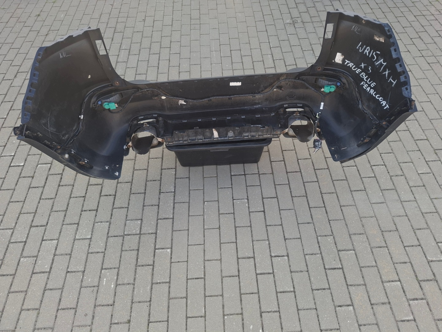 bumper rear part rear complete PDC JEEP CHEROKEE V KL PBU