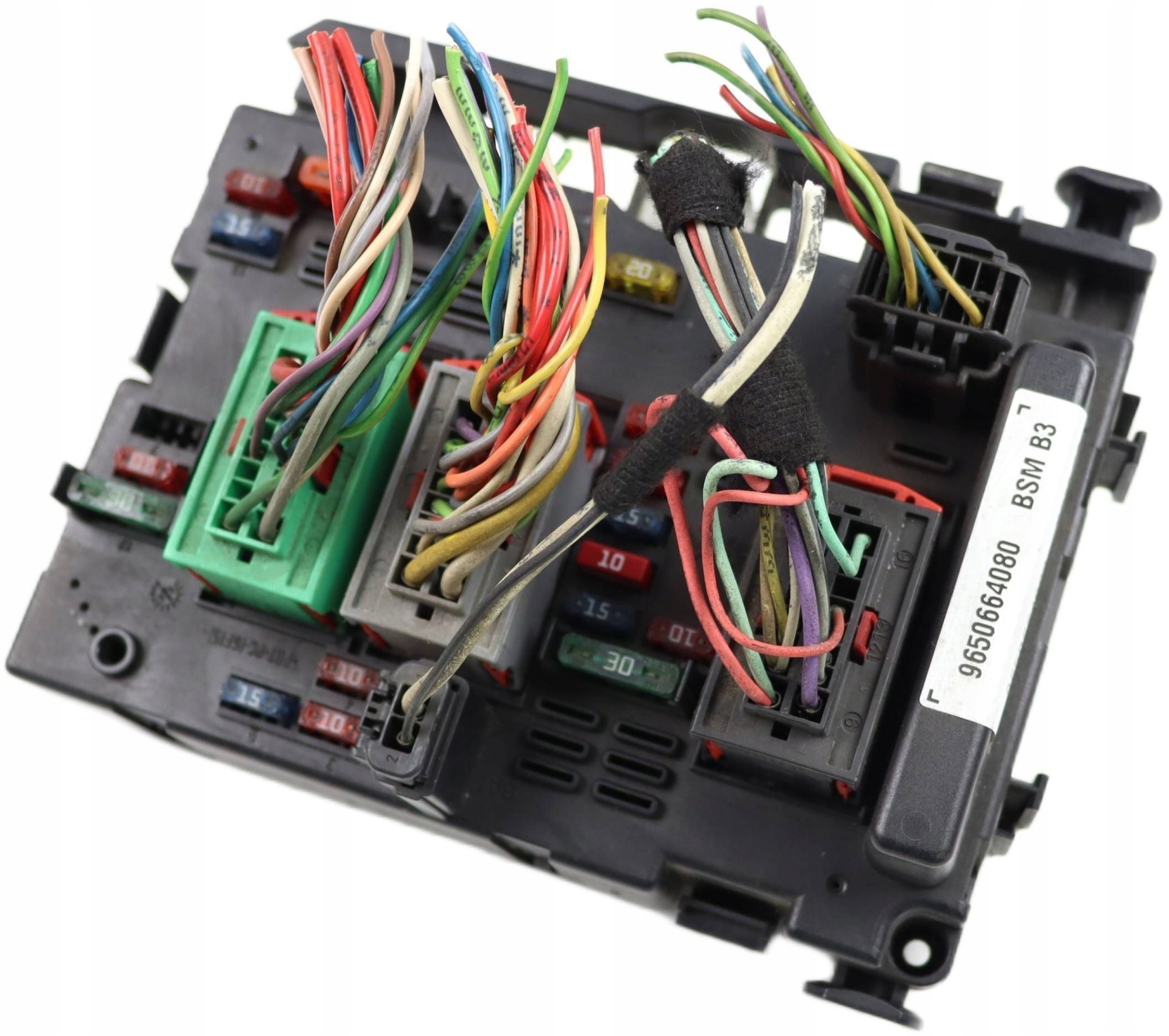 CITROEN PEUGEOT module control unit compartment BSM B3 9650664080