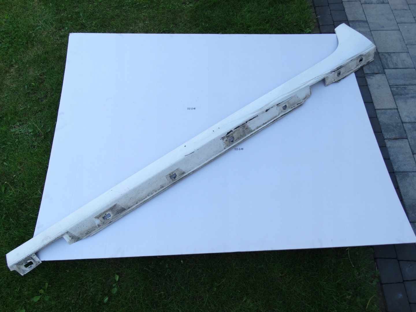 AUDI A6 C7 cap moulding threshold left LY9C 4G0853855G BIALA threshold left