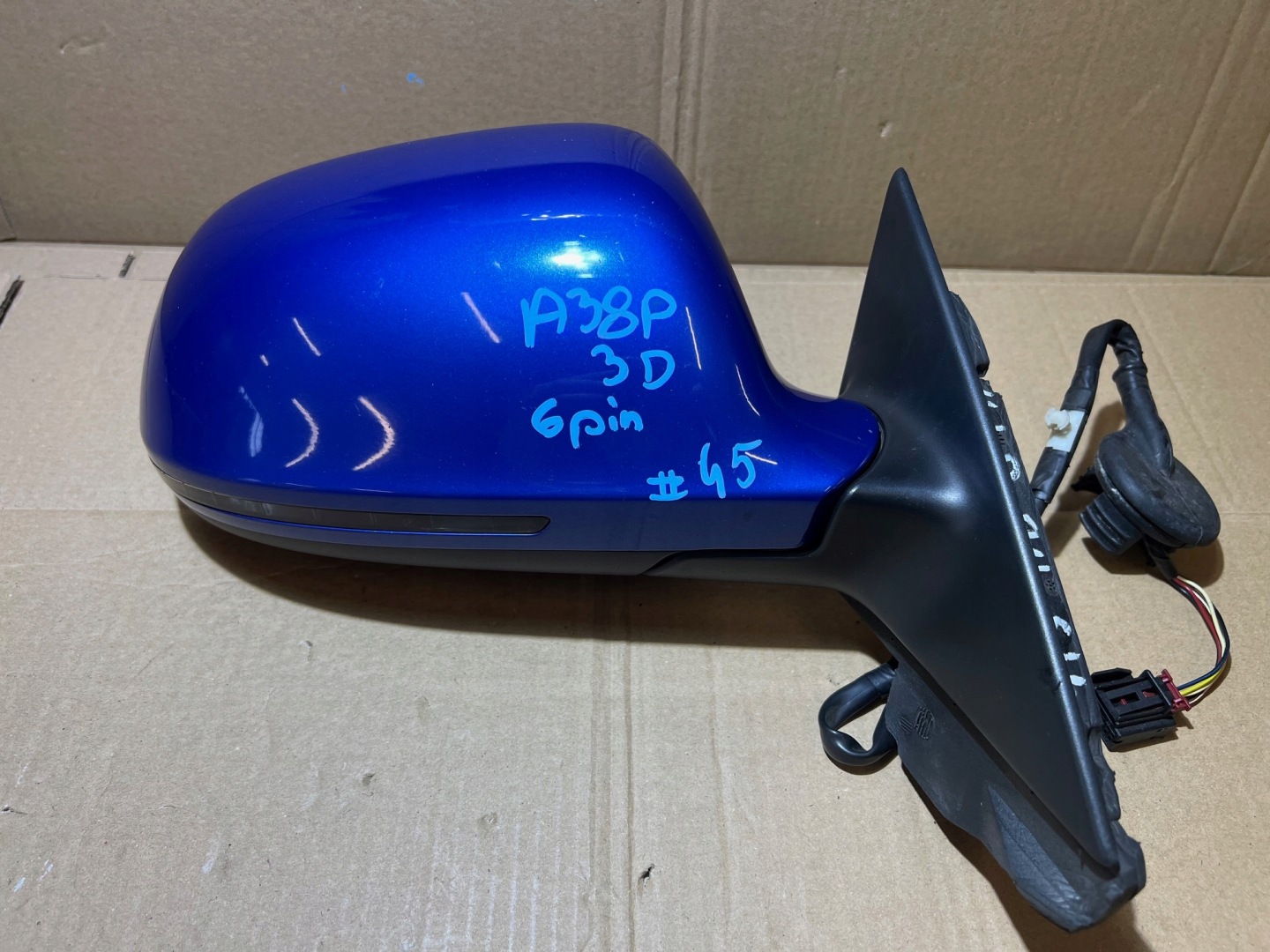 AUDI A3 8P 3D LIFT mirror right 6PIN