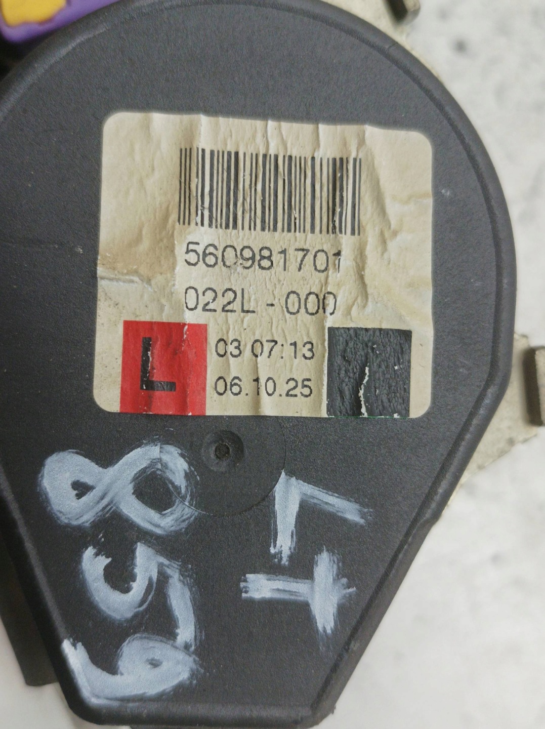 Gurten Sicherheits links heck KANAPY 7L Porsche Cayenne und (2002 – 2010)