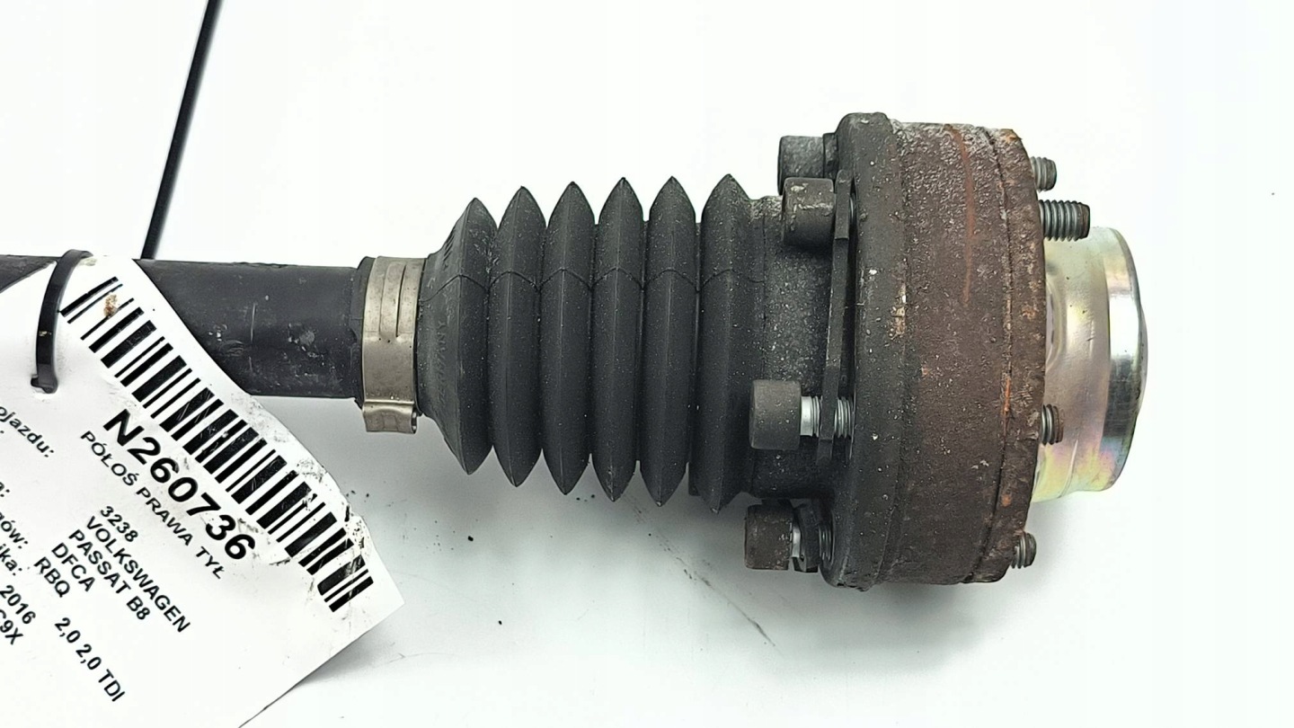 semi-axis right rear part VOLKSWAGEN PASSAT B8