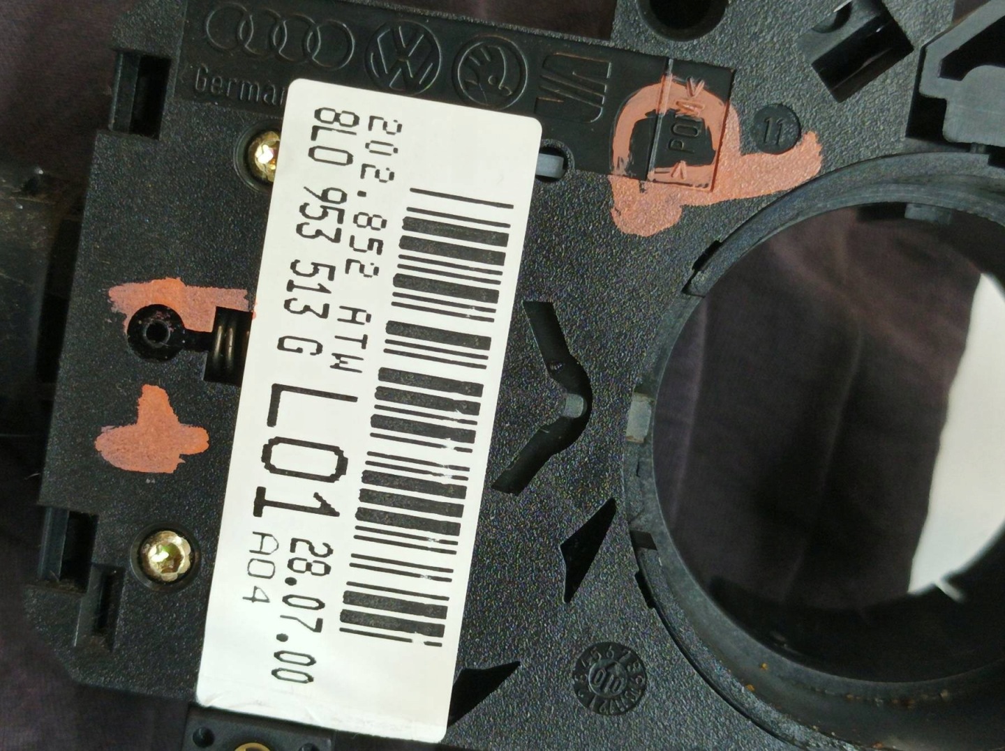 DEVIO LUCI TERGICRISTALLO TERGI 4B0953503E Audi A2 e (1999-2005) A2