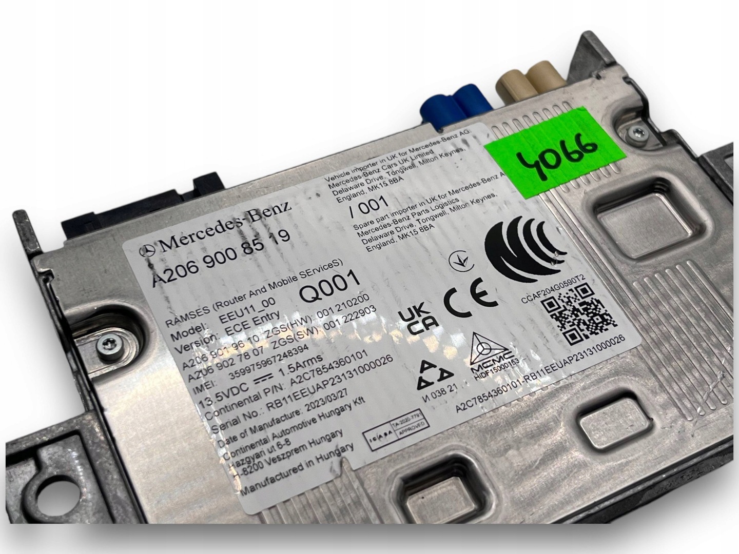 MERCEDES W206 C200 23r 2.0 module control unit RAMSES TELEMATIK A2069008519 $J