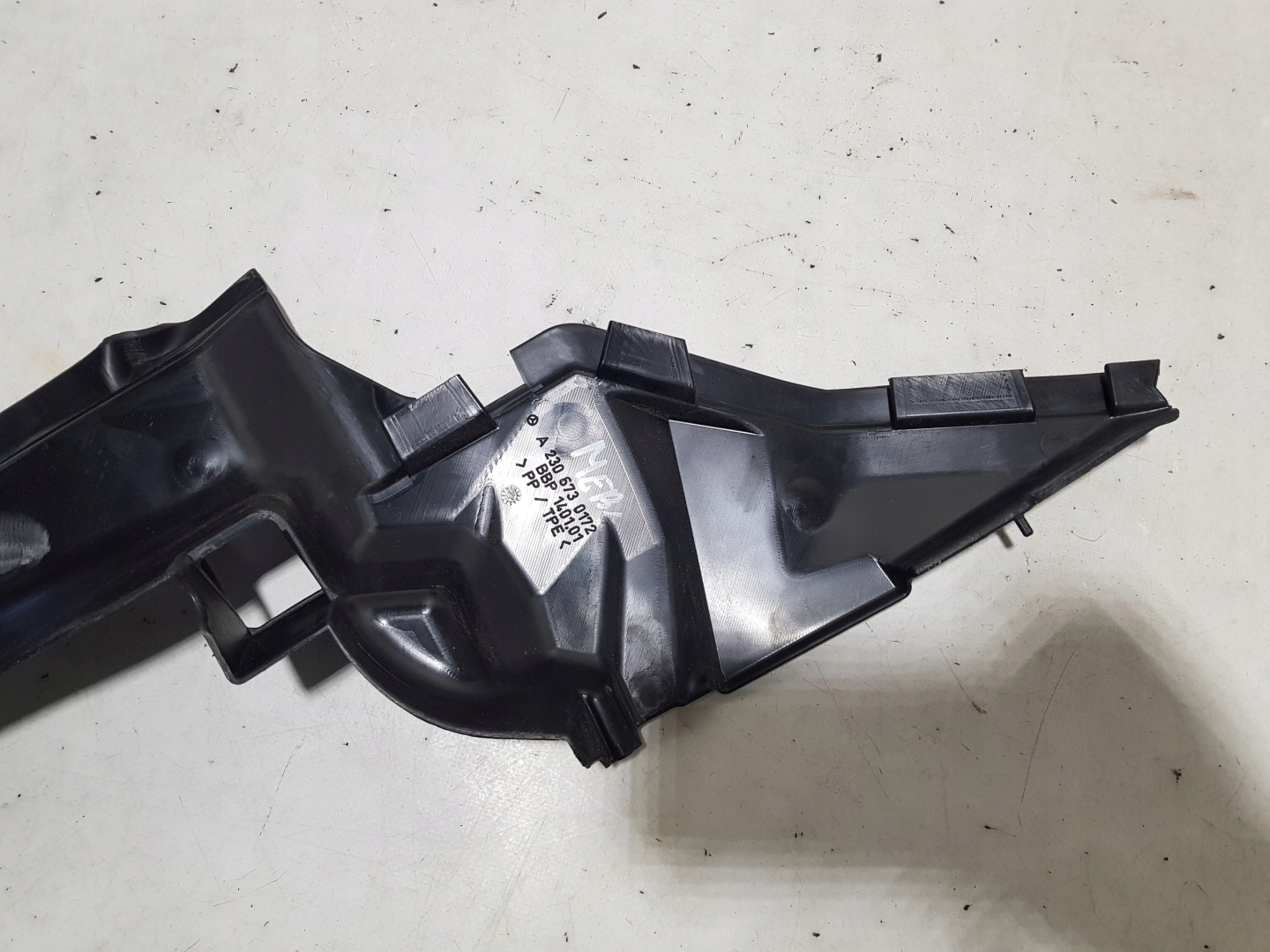 MERCEDES SL R230 spoiler cover boot left 2306730172