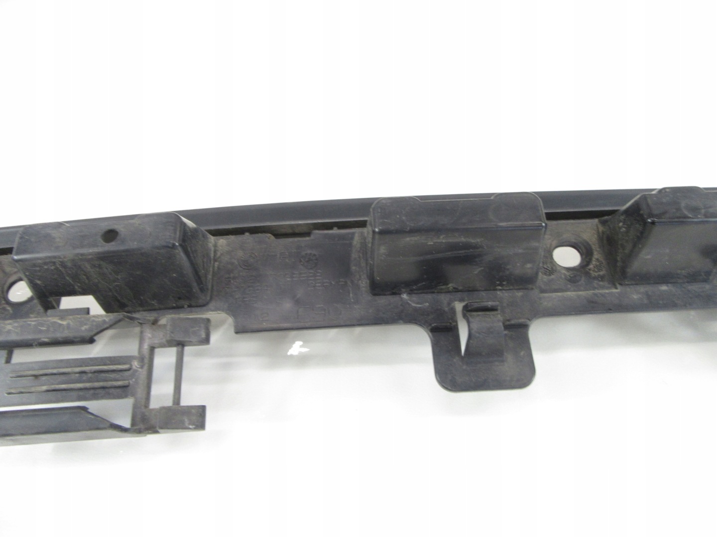 console bracket support holder of a bumper rear part BMW e90 sedan