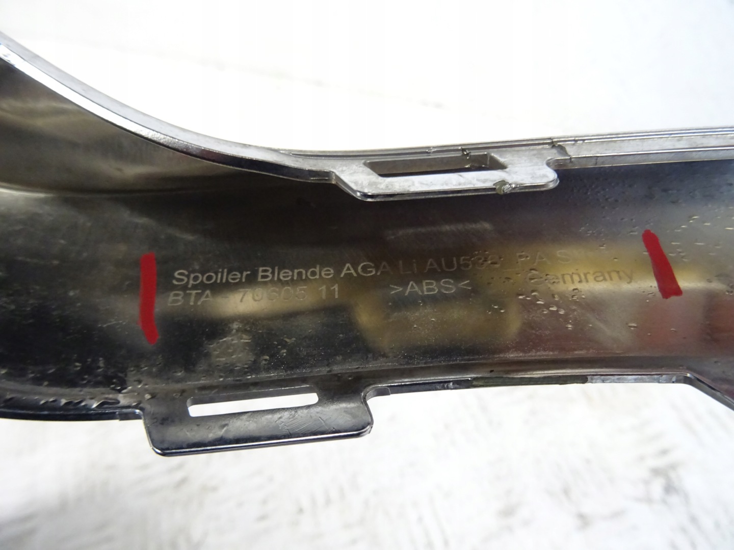 cap CHROM left rear part AUDI Q7 4M S-LINE 4M0.807513