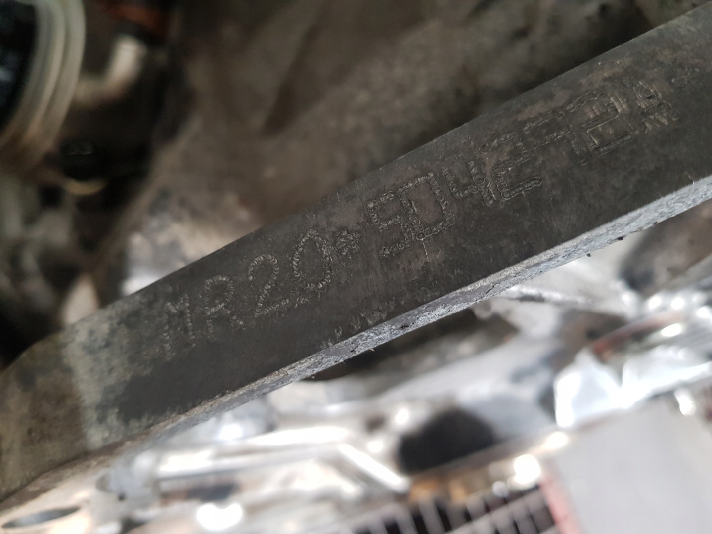 engine petrol- pillar NISSAN QASHQAI MR20