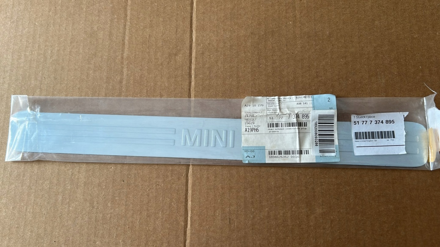 moulding cap threshold CHROM front front MINI F54 F55