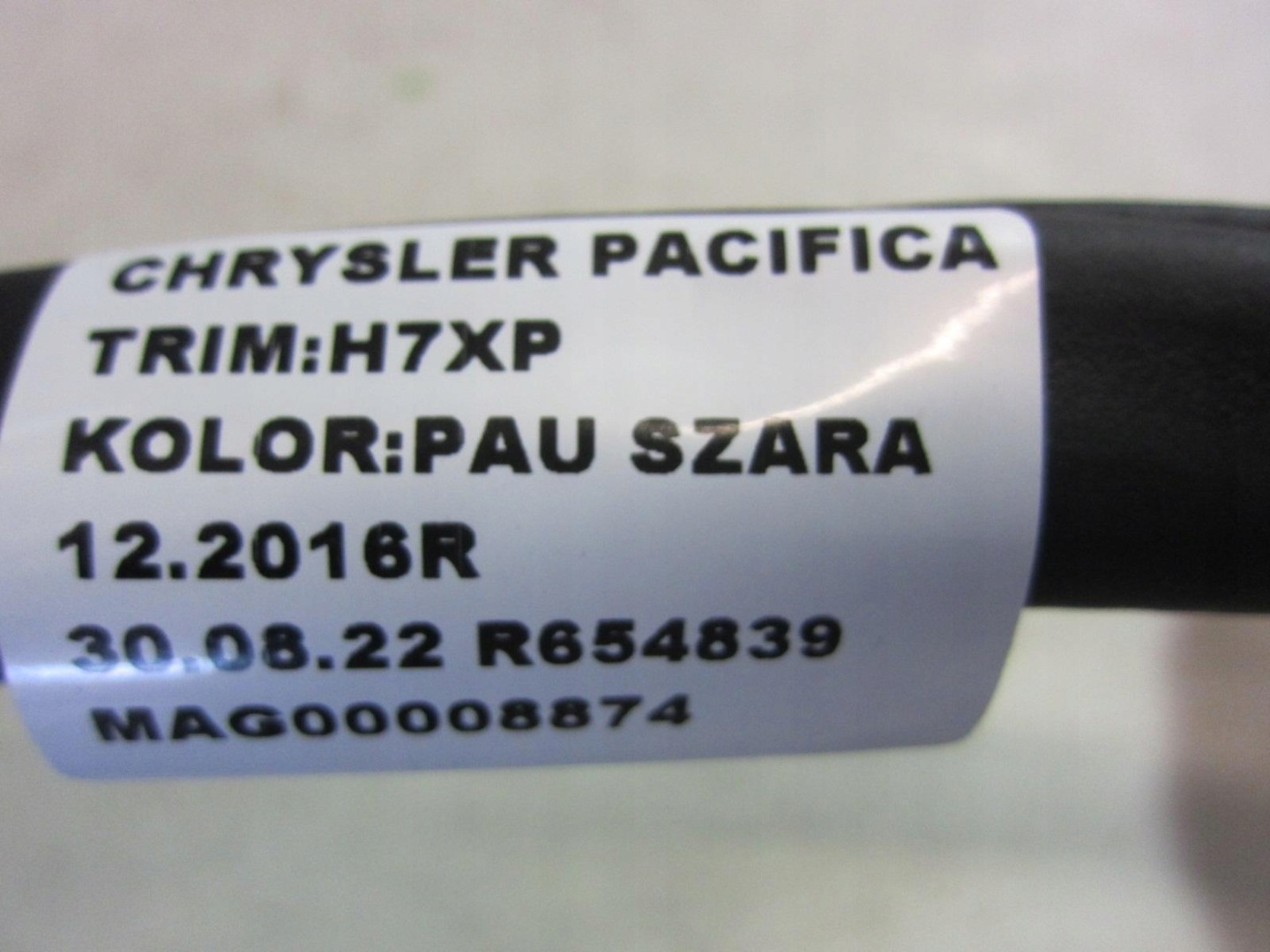 CHRYSLER PACIFICA 2017 Dichtsatz Tür rechts vorne
