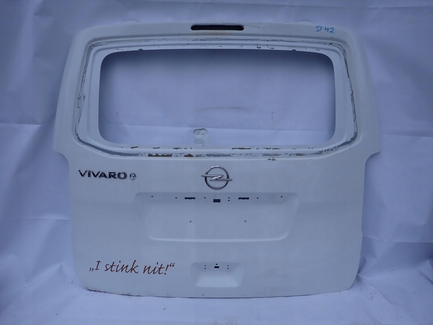 OPEL VIVARO C III 3 19-> trunk door boot rear part rear