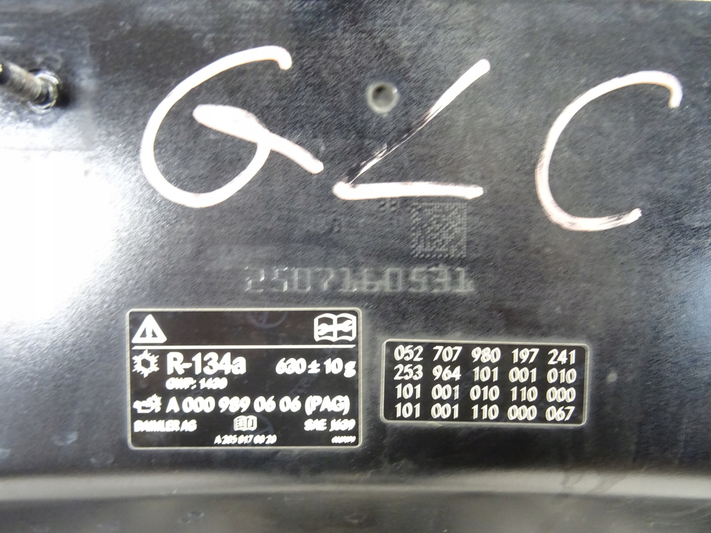 MERCEDES GLC 253 bonnet