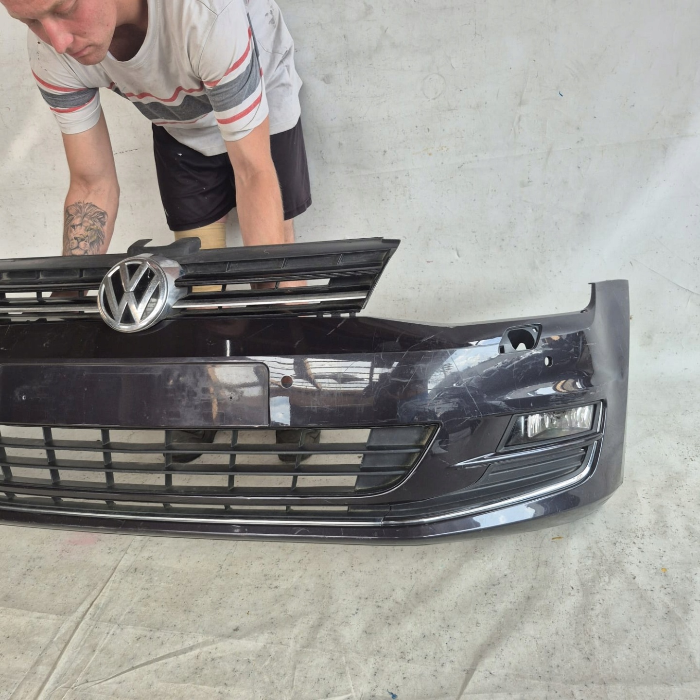 VW GOLF VII 7 12-16 bumper front front 4XPDC SPR 5G0807221