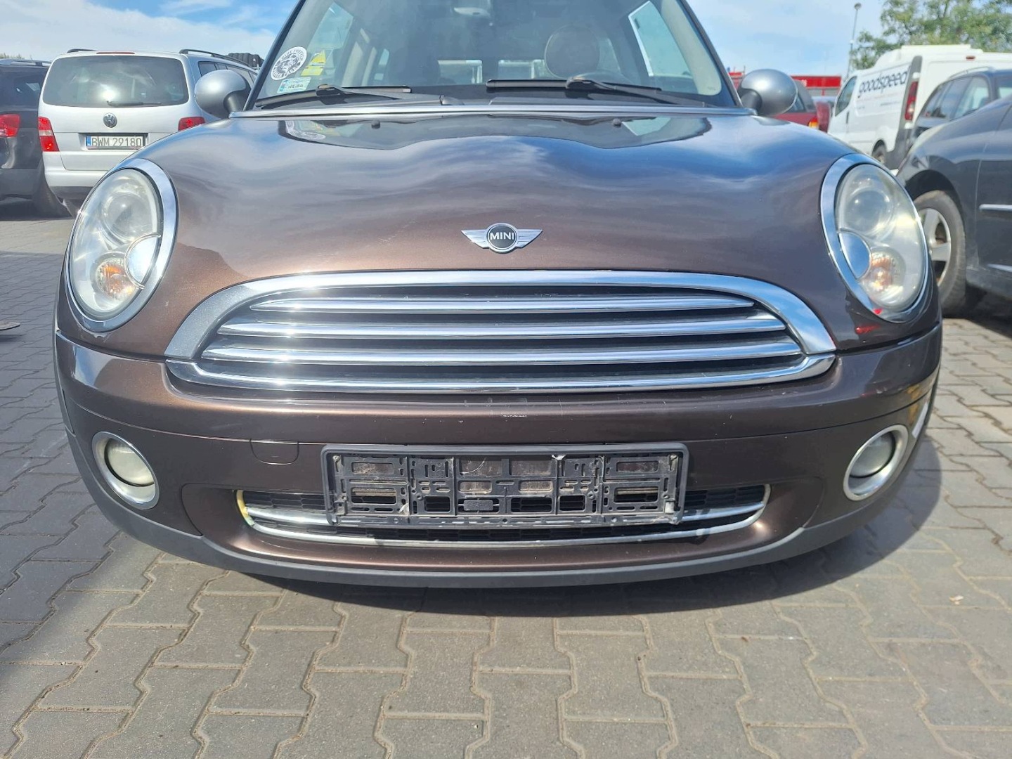 complete front bonnet bumper light fender MINI CLUBMAN R55 A88/8