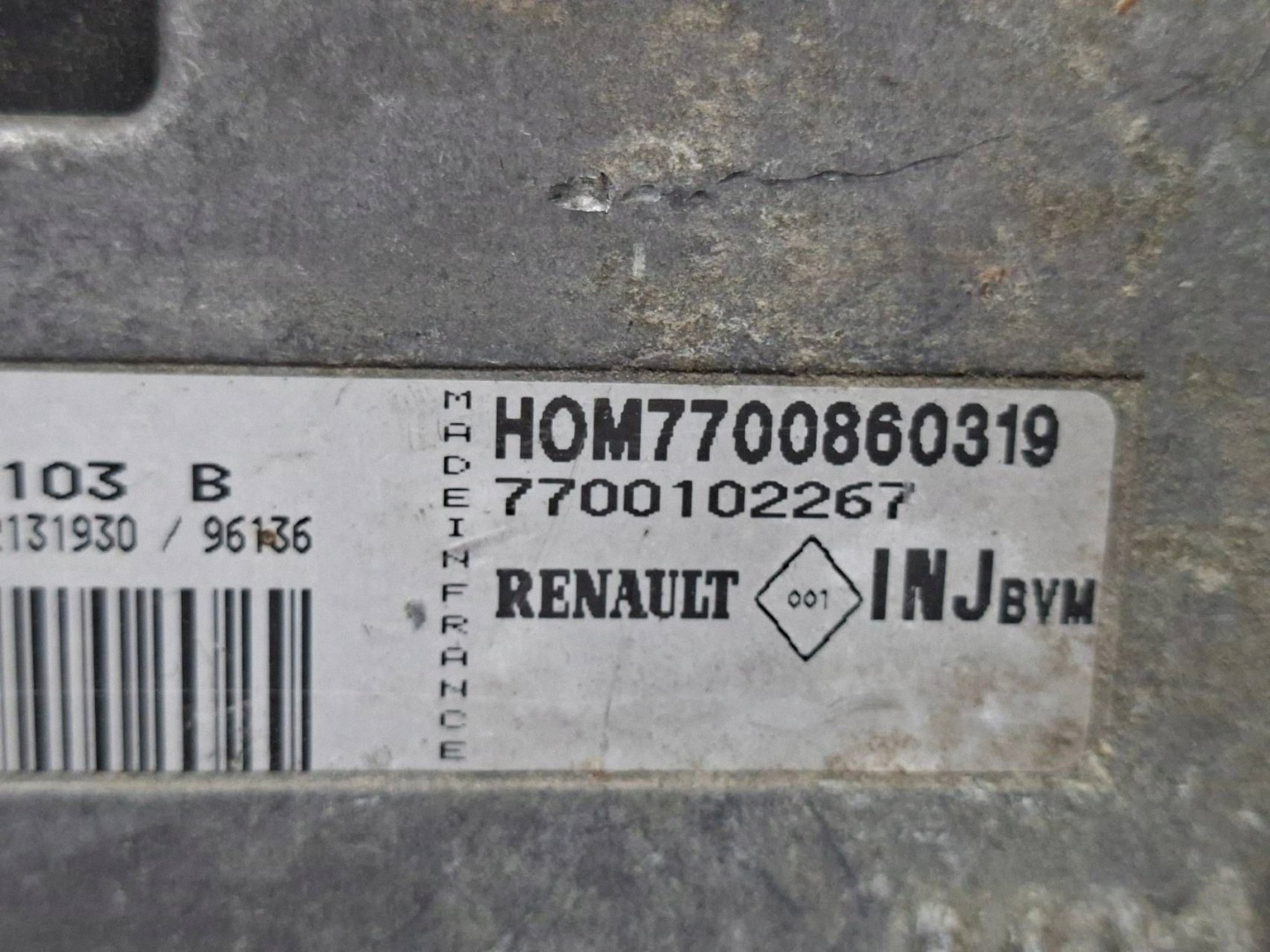 centralina motore S105300203B 7700860319 7700102267 RENAULT MEGANE e 1.6 e