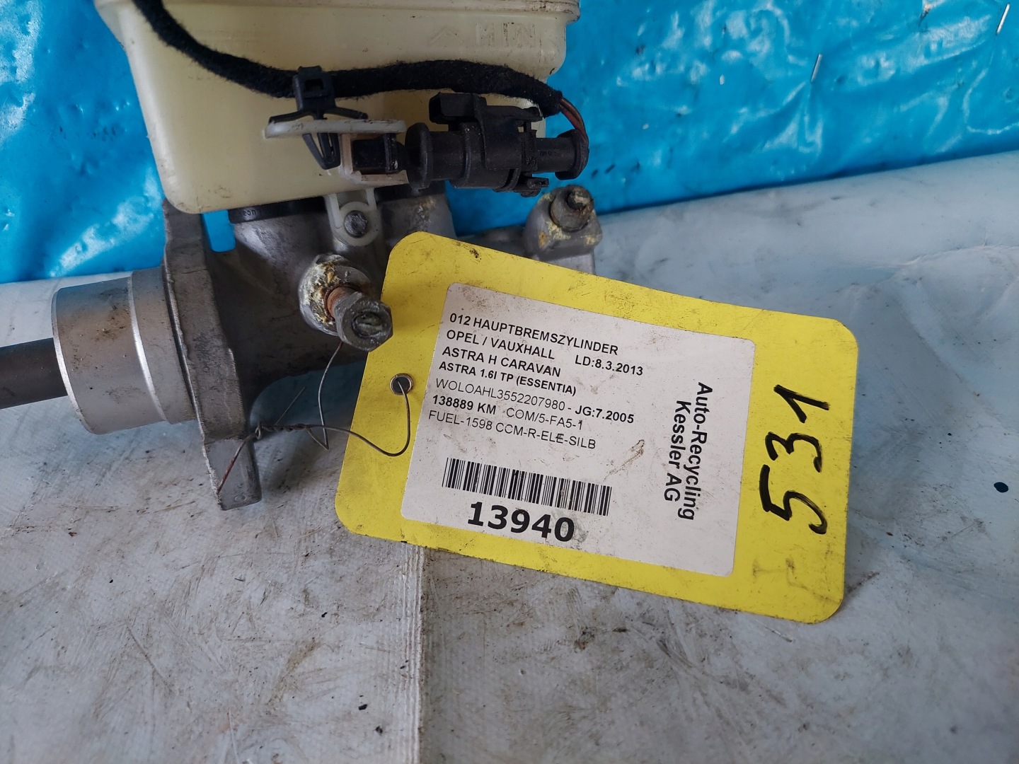 Servo frein ASTRA H 1.6 16V TRW 3091
