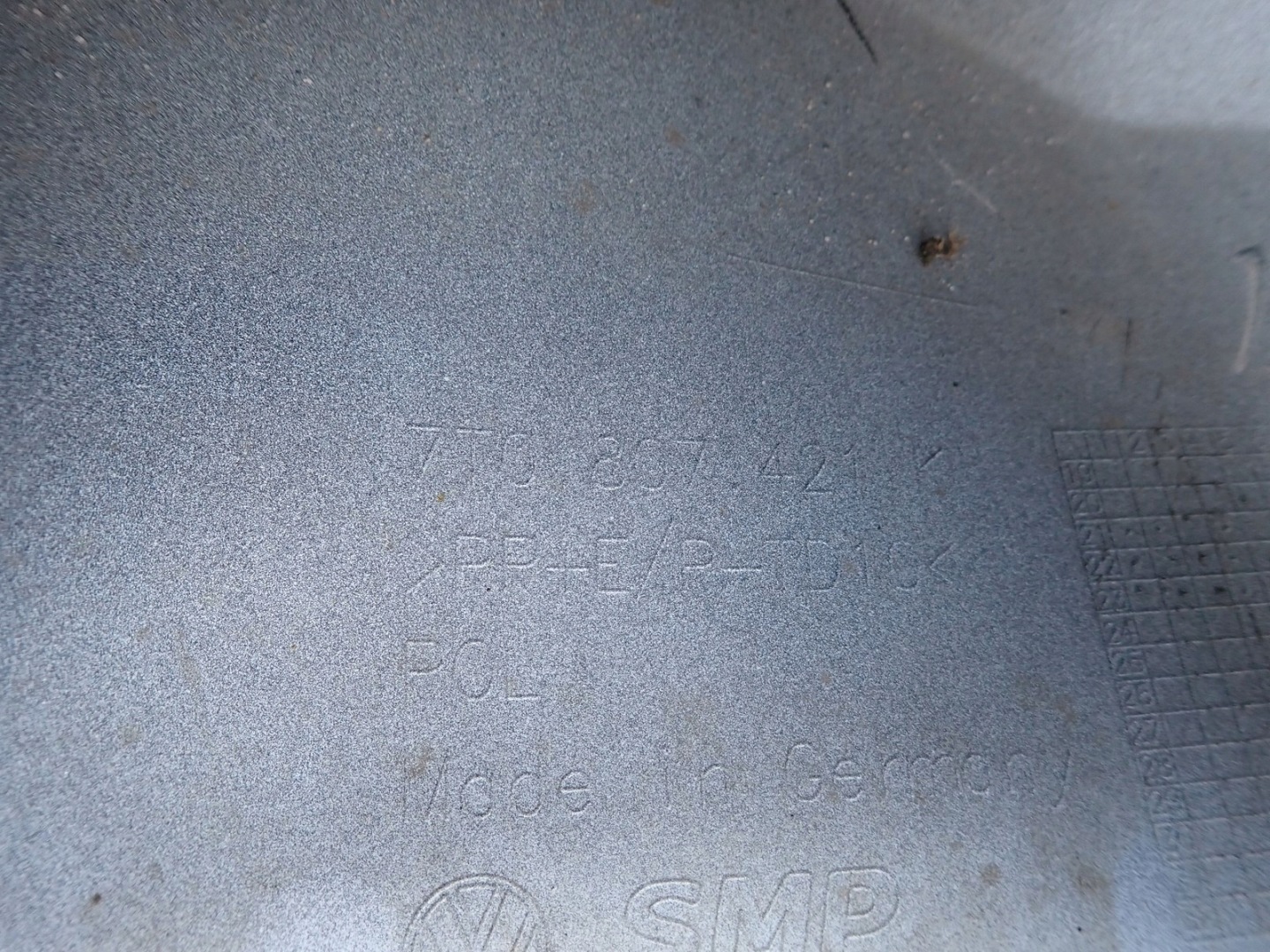 bumper rear part rear VW VOLKSWAGEN MULTIVAN T7 7T STM 2021- 7T0807421K
