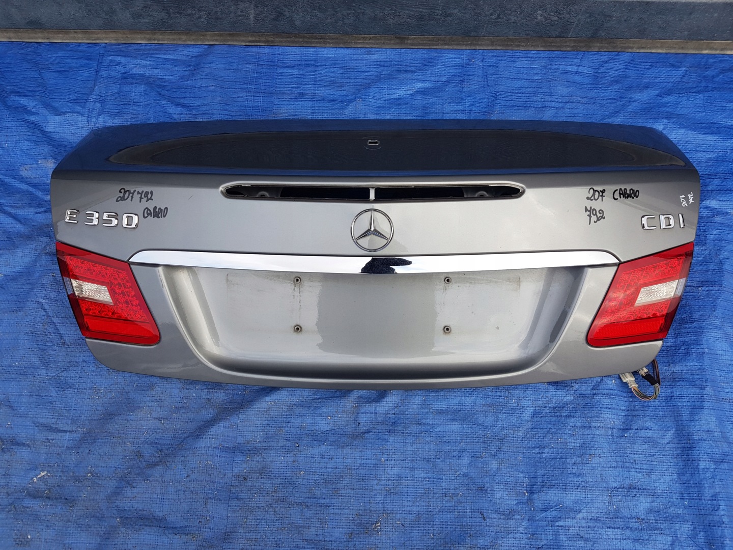 trunk door boot MERCEDES C207 W207 C762 762 CABRIO