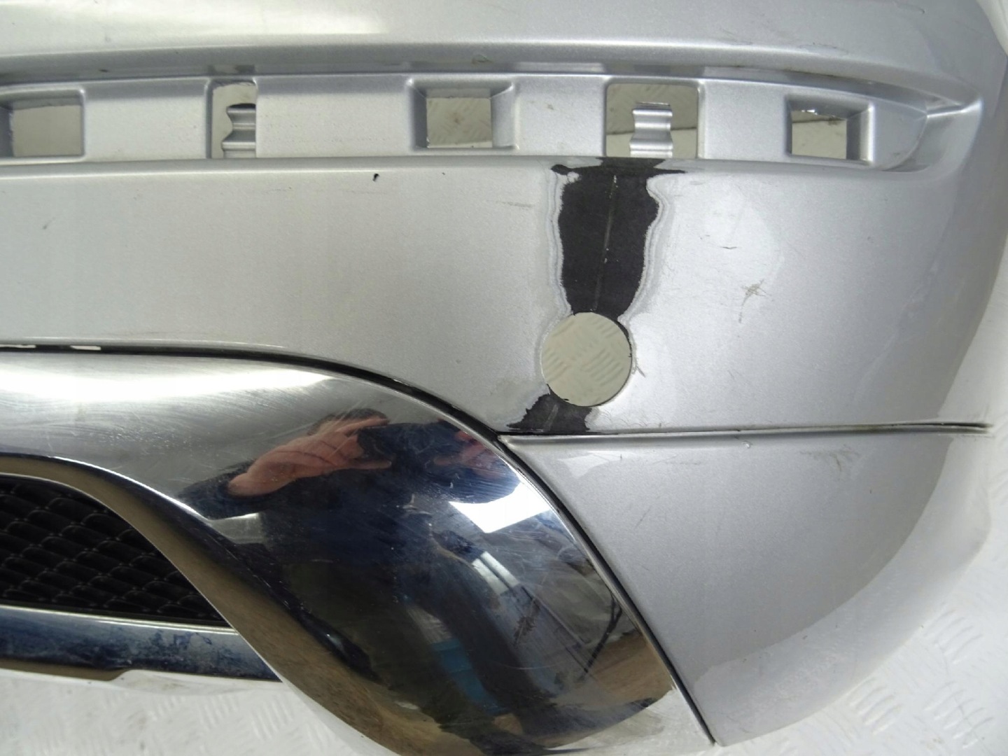 Mercedes ML 166 AMG bumper rear part rear CHROM