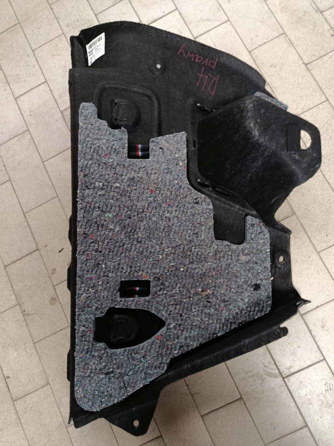 upholstery side boot rear part side right Renault 4 849963147R