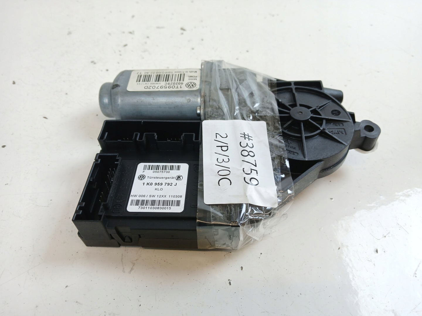 VW TOURAN and mini motor windows right front 1T0959702D 1K0959792J
