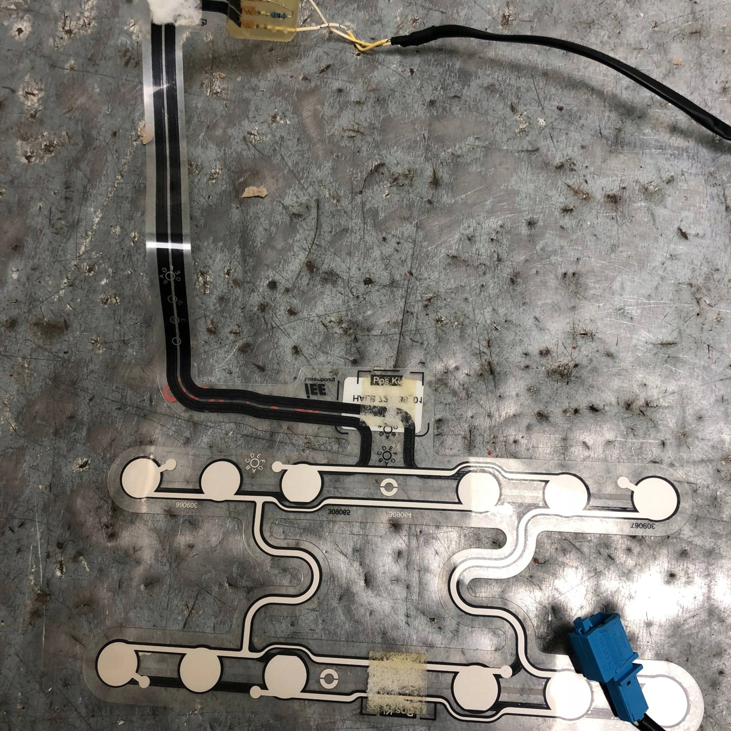 MATA sensor ZAJECIA seat left front VW POLO 6R0963553A