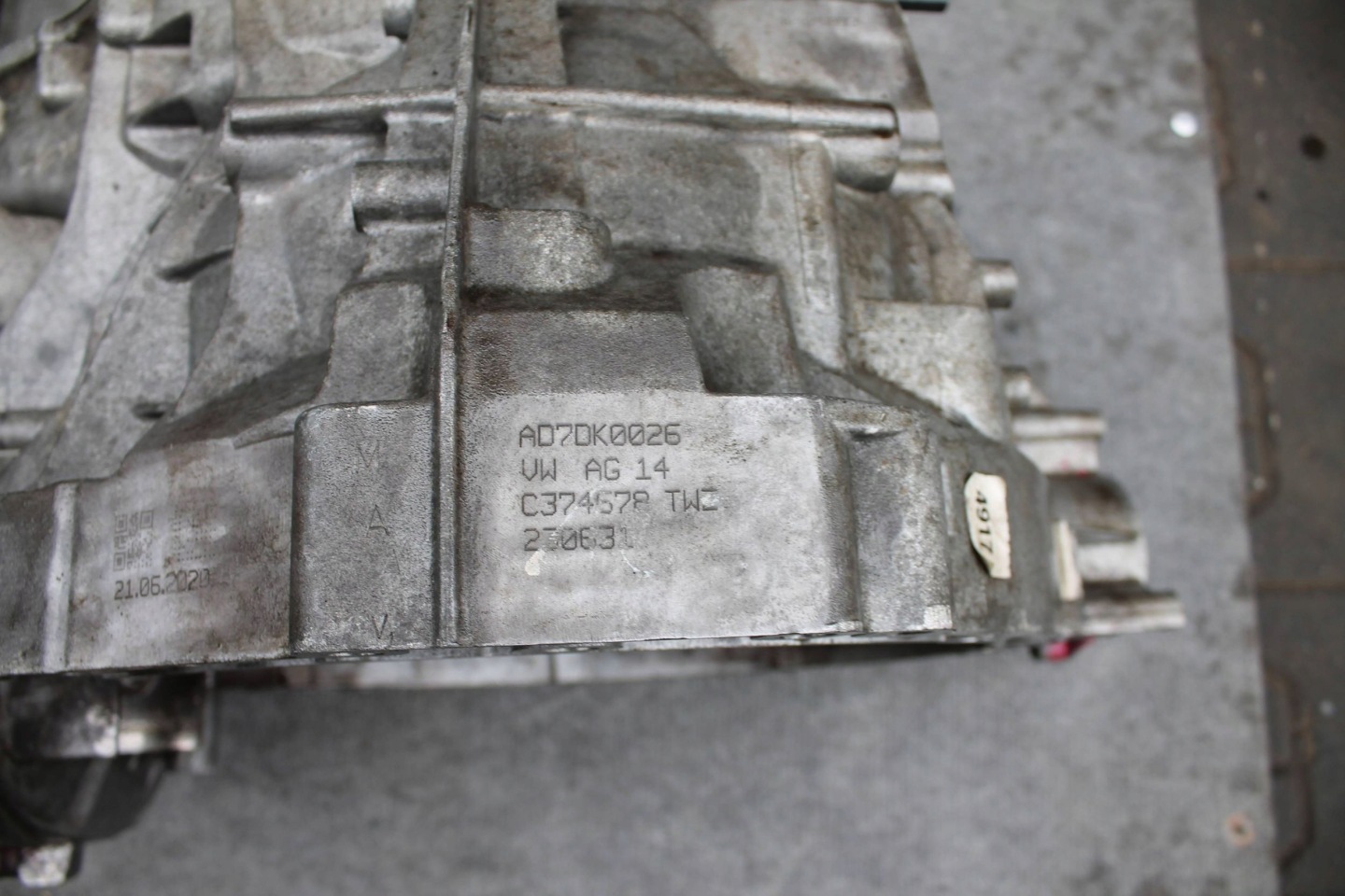 obal převodovky převodů AUDI TWZ 0CK301103S