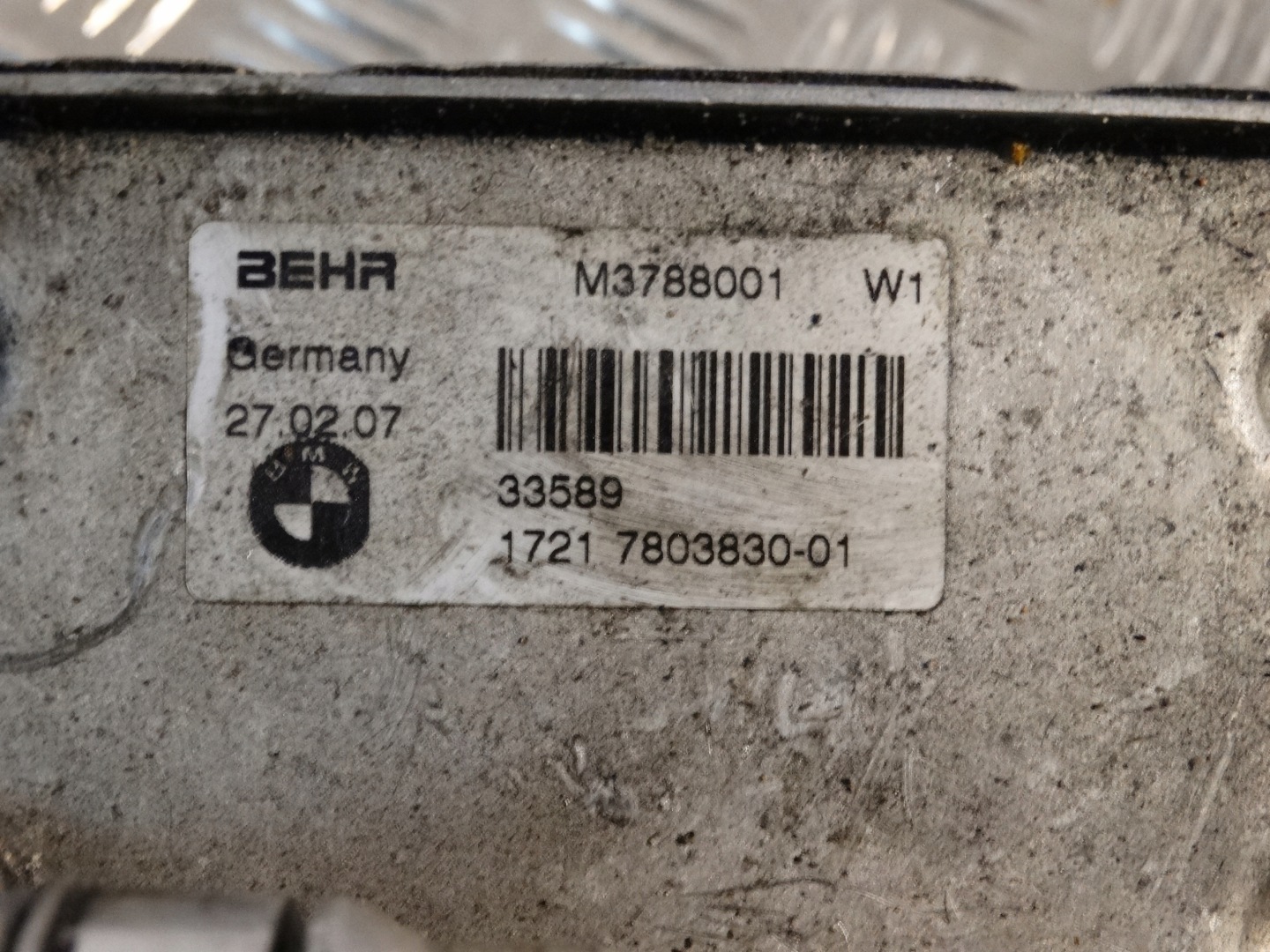 olejový chladič hadice BMW X3 E83 7800479 1