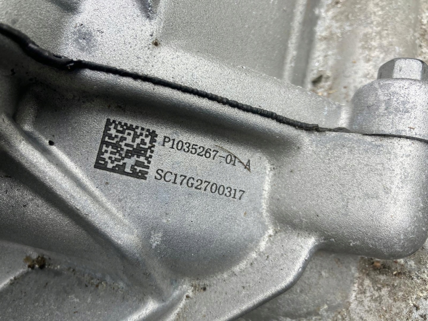 engine electrical front TESLA MODEL S 1035000-00