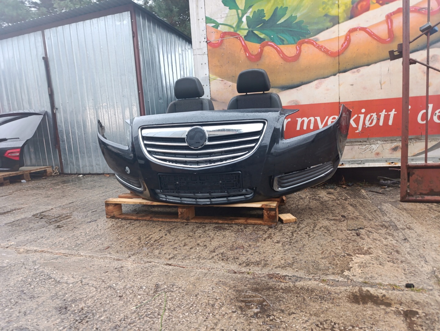 bumper front przedlift Opel Insignia a z22c