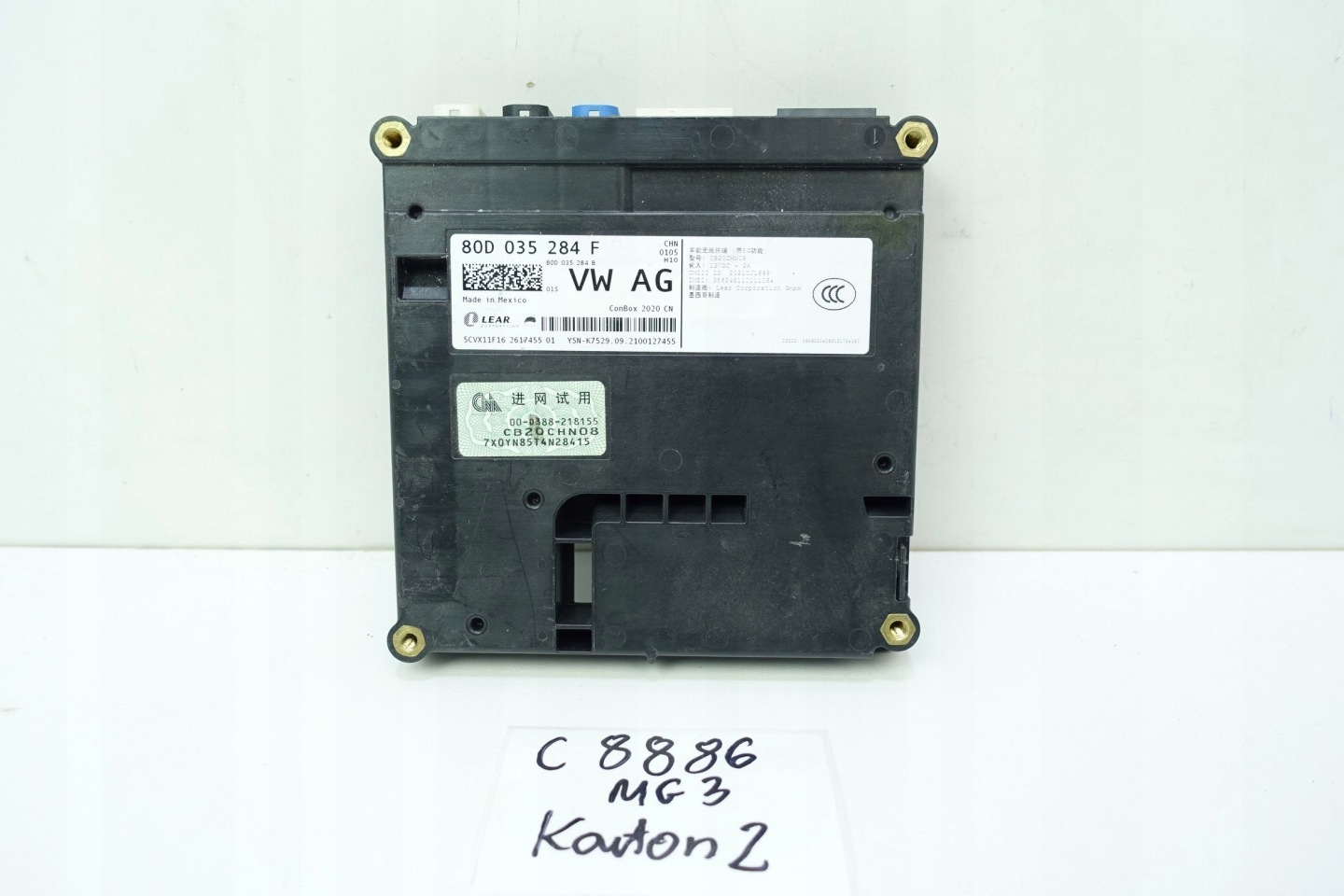 module control unit WZYWANIA POMOCY SOS 80D035284F