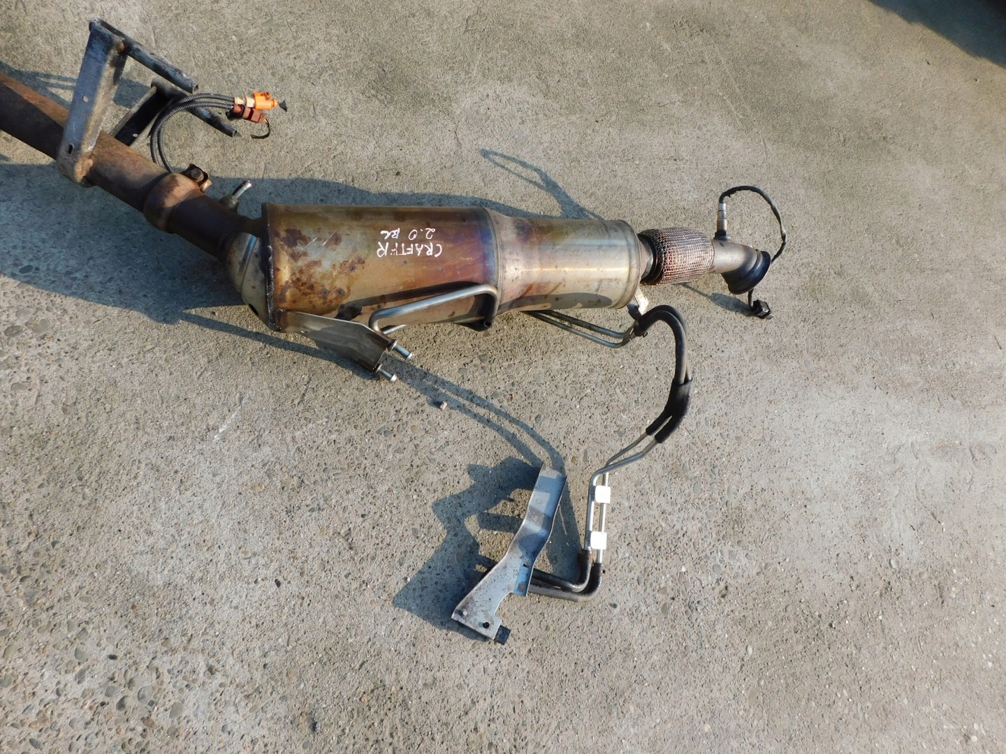 DPF Uklad exhaust VW Crafter 2.0 TDI catalyst BITURBO 2E0.131.723.A