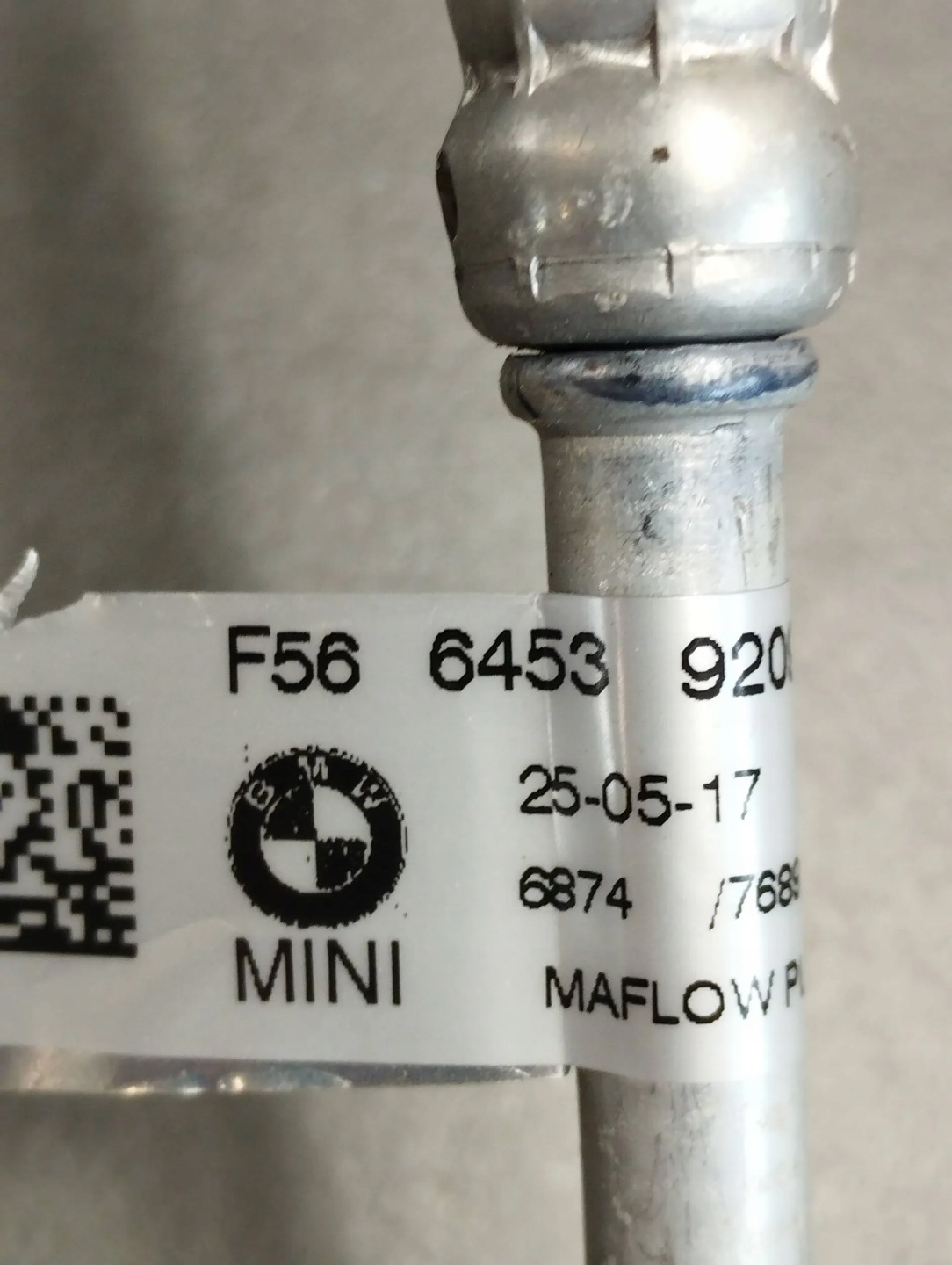 BMW X1 F48 cső klíma 9209724
