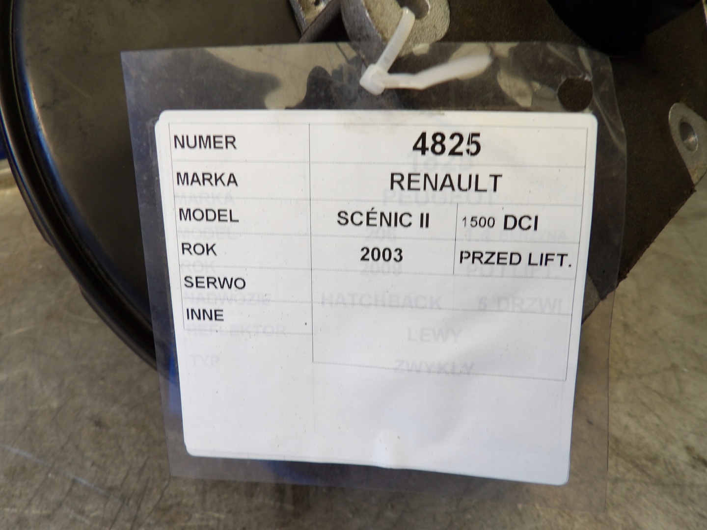 Renault Scenic II servo, Pompa 8200453735