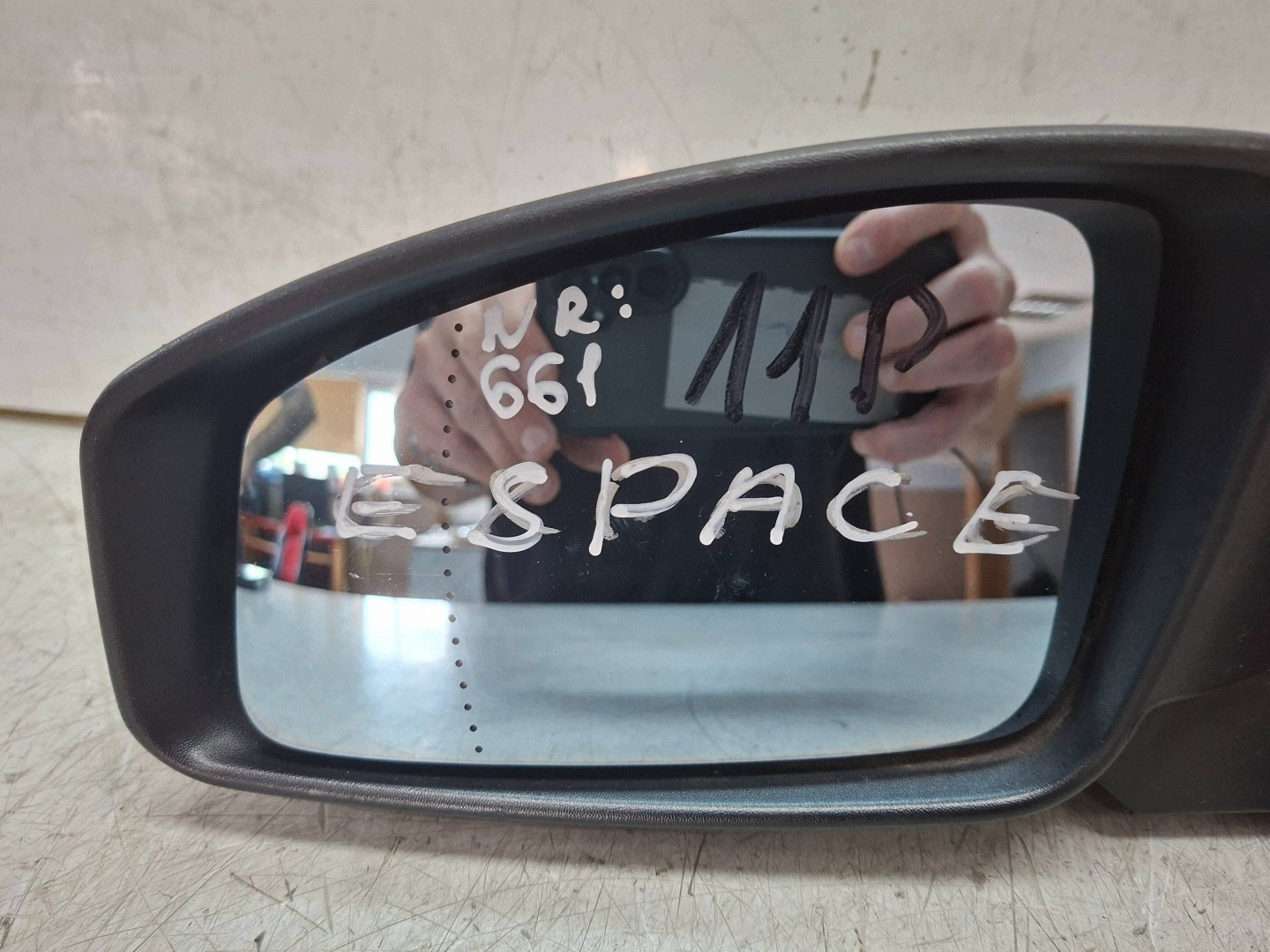 mirror left 11 vertical RENAULT ESPACE IV 2002