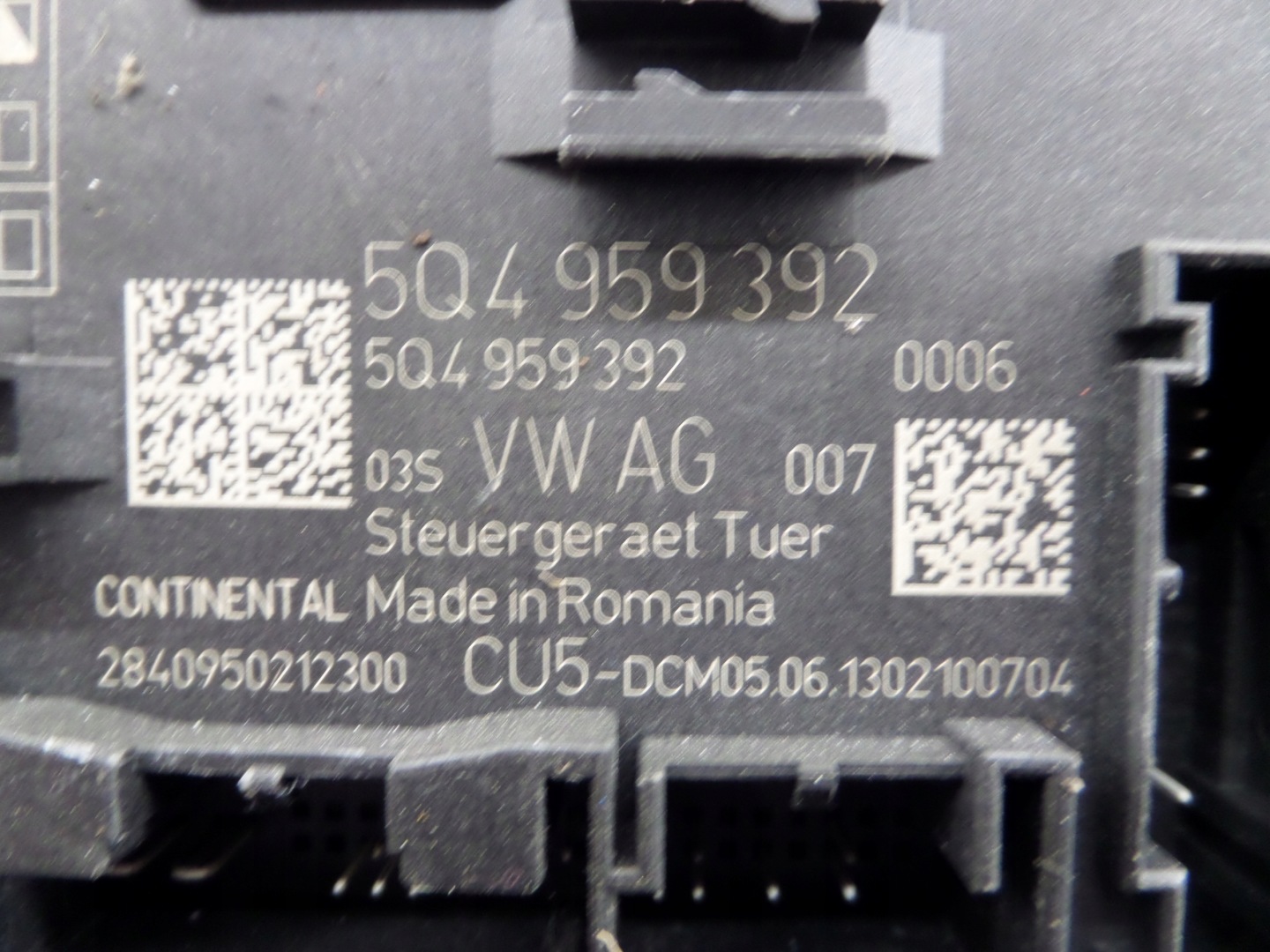 SKODA OCTAVIA IV module door 5Q4959392P