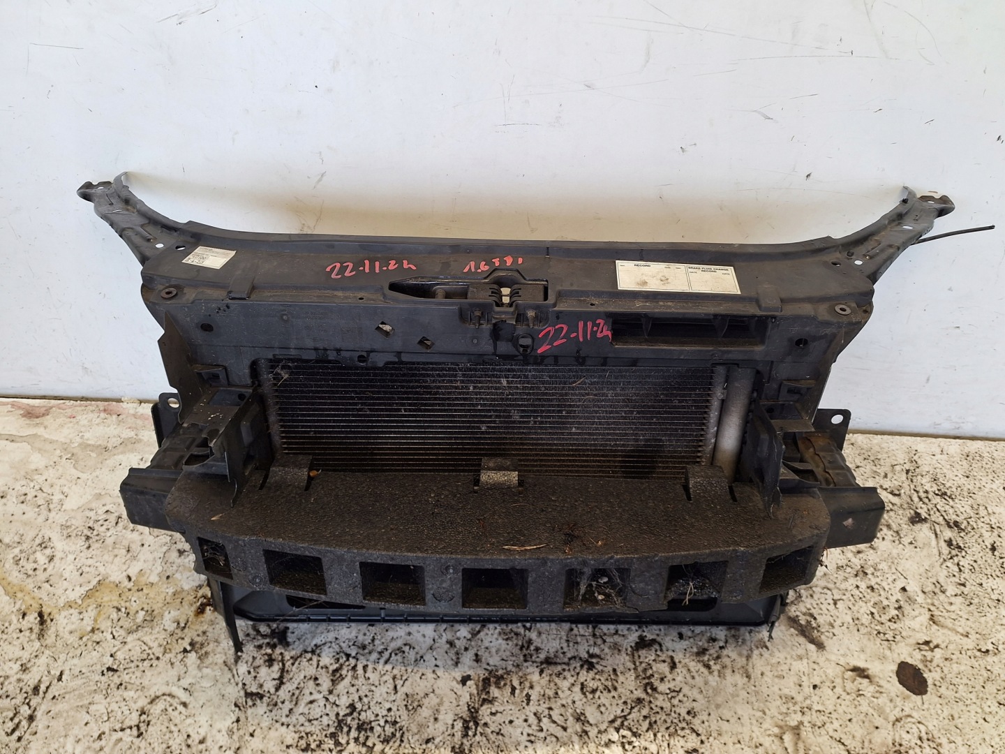 SKODA FABIA II LIFT 10-14 support panel for radiators 1.6 TDI