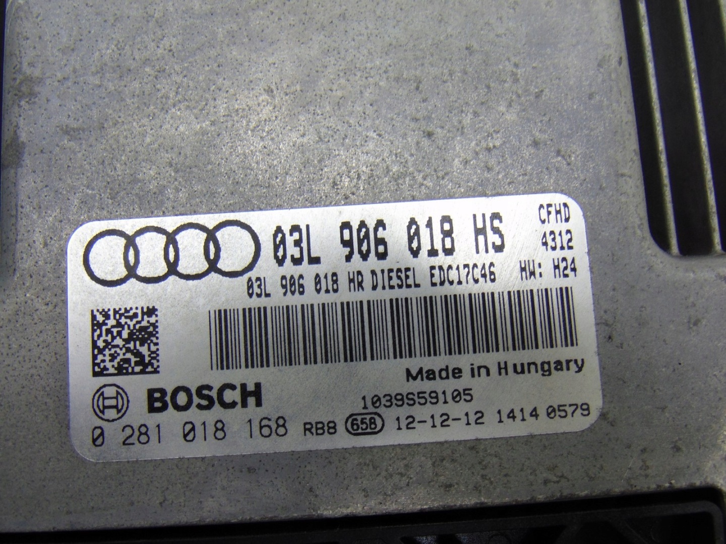 computer Motore AUDI A1 8X 2.0 TDI 03L906018HS