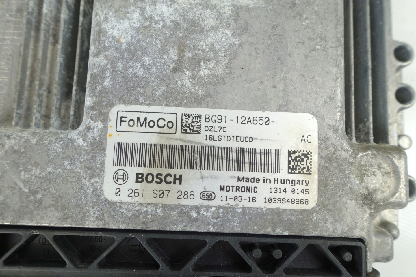 computer control unit FORD MONDEO IV 4 MK4 2.0 TDCI 0261S07286 BG91-12A650-AC