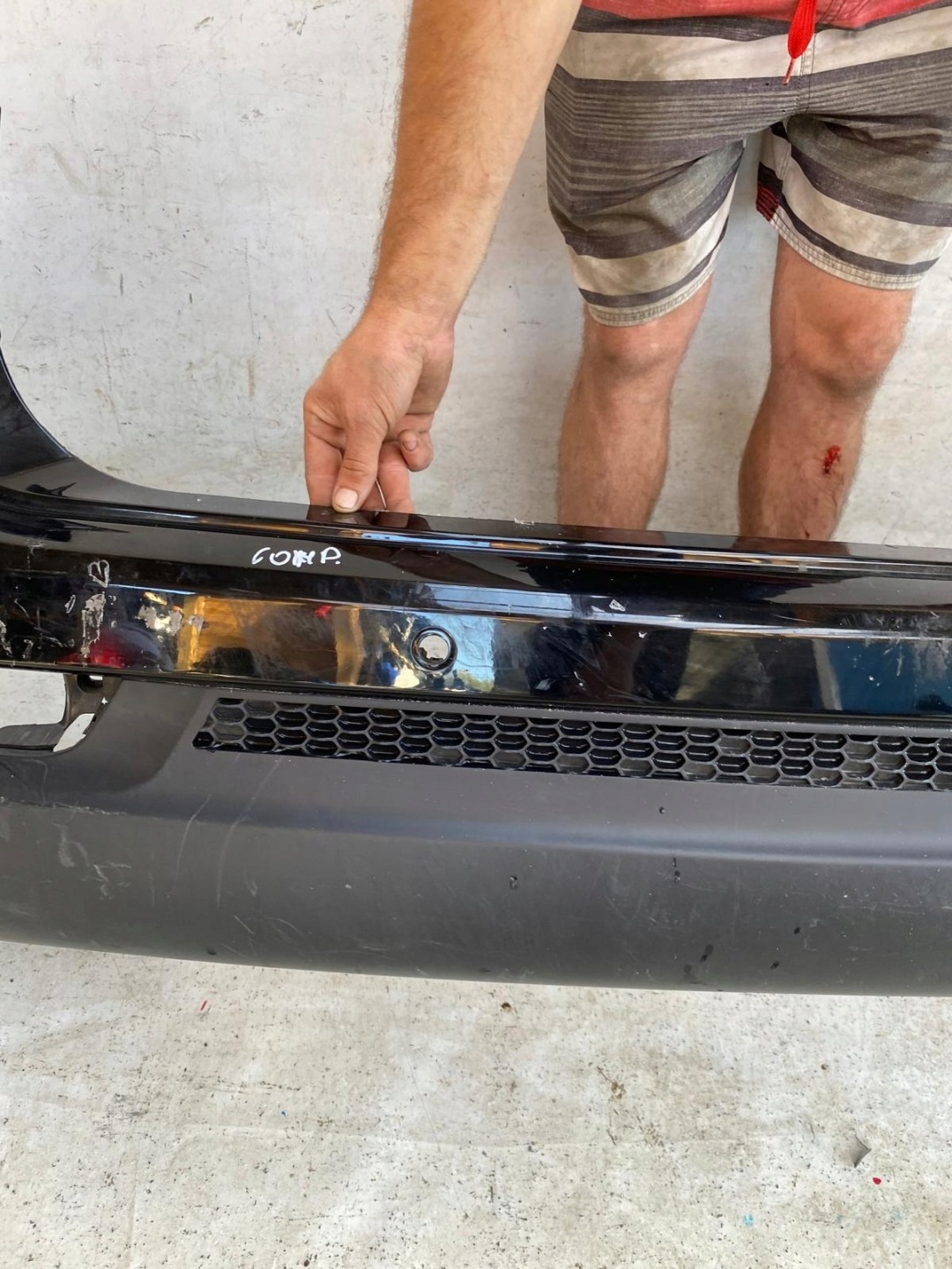 JEEP COMPASS II 2 16-> bumper rear part rear PDC