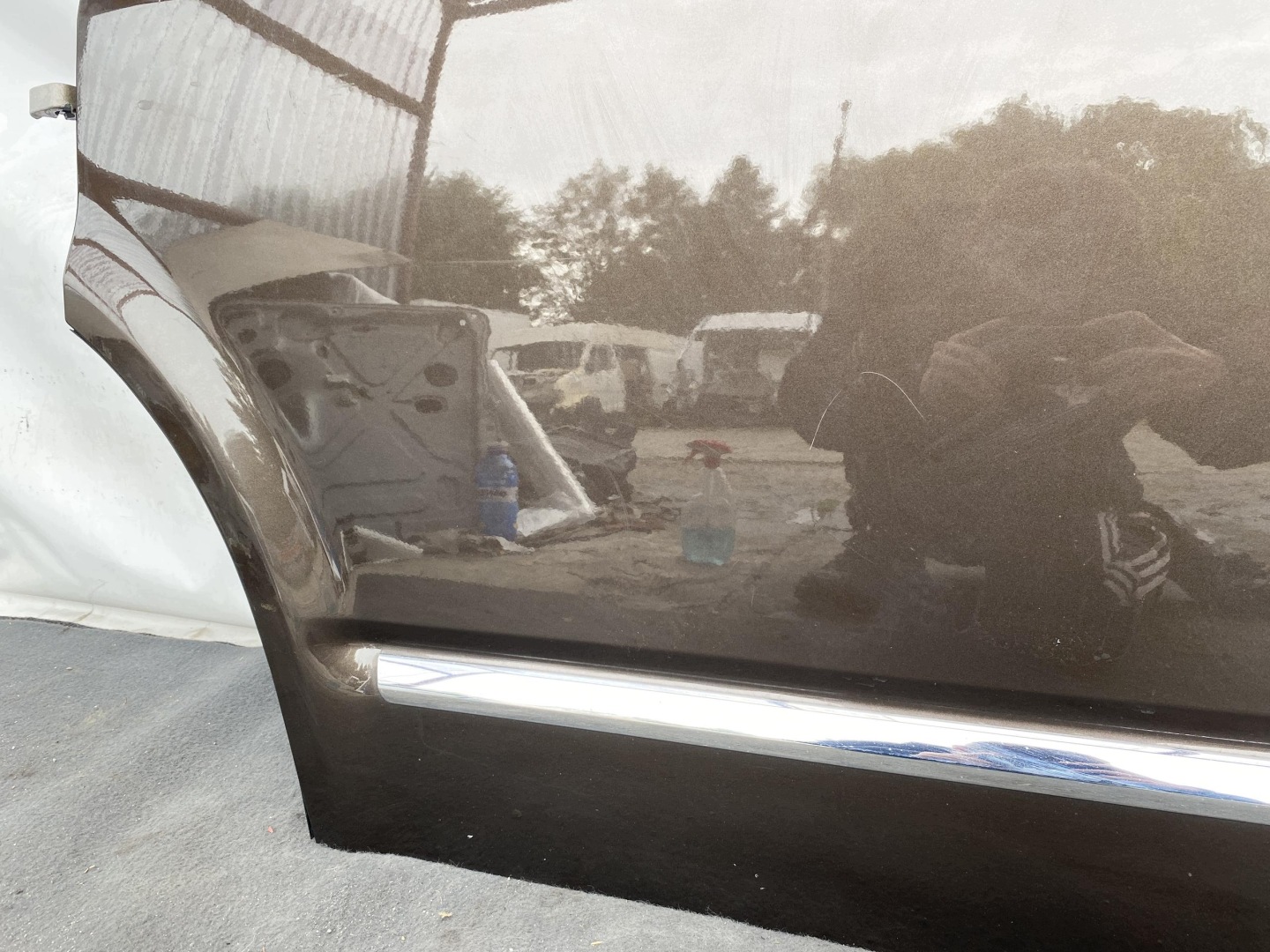VW TRANSPORTER T6 15- door front left BRAZOWY METALIK left front